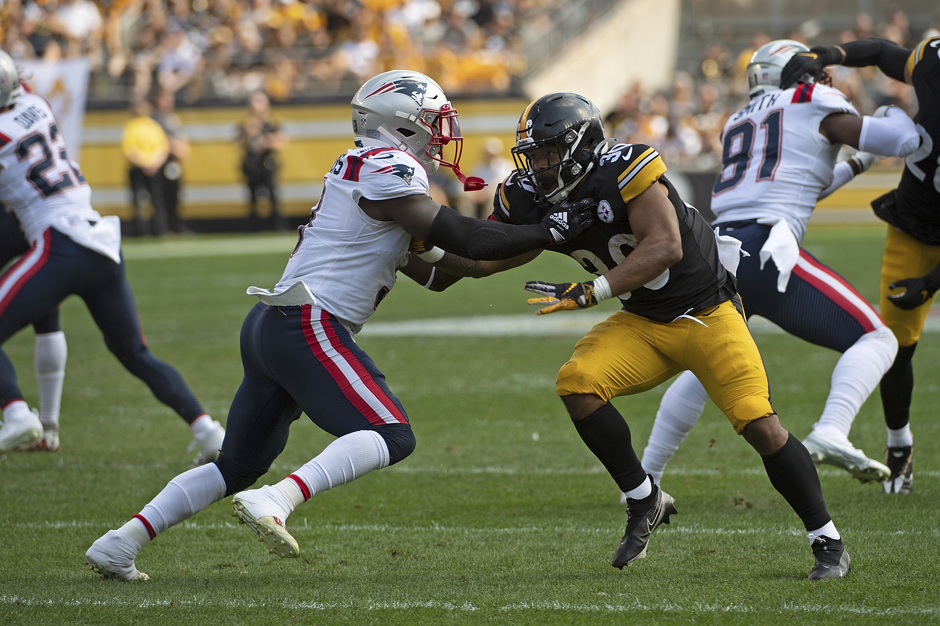 Two games in, the arrow points up for Patriots rookie guard Cole Strange