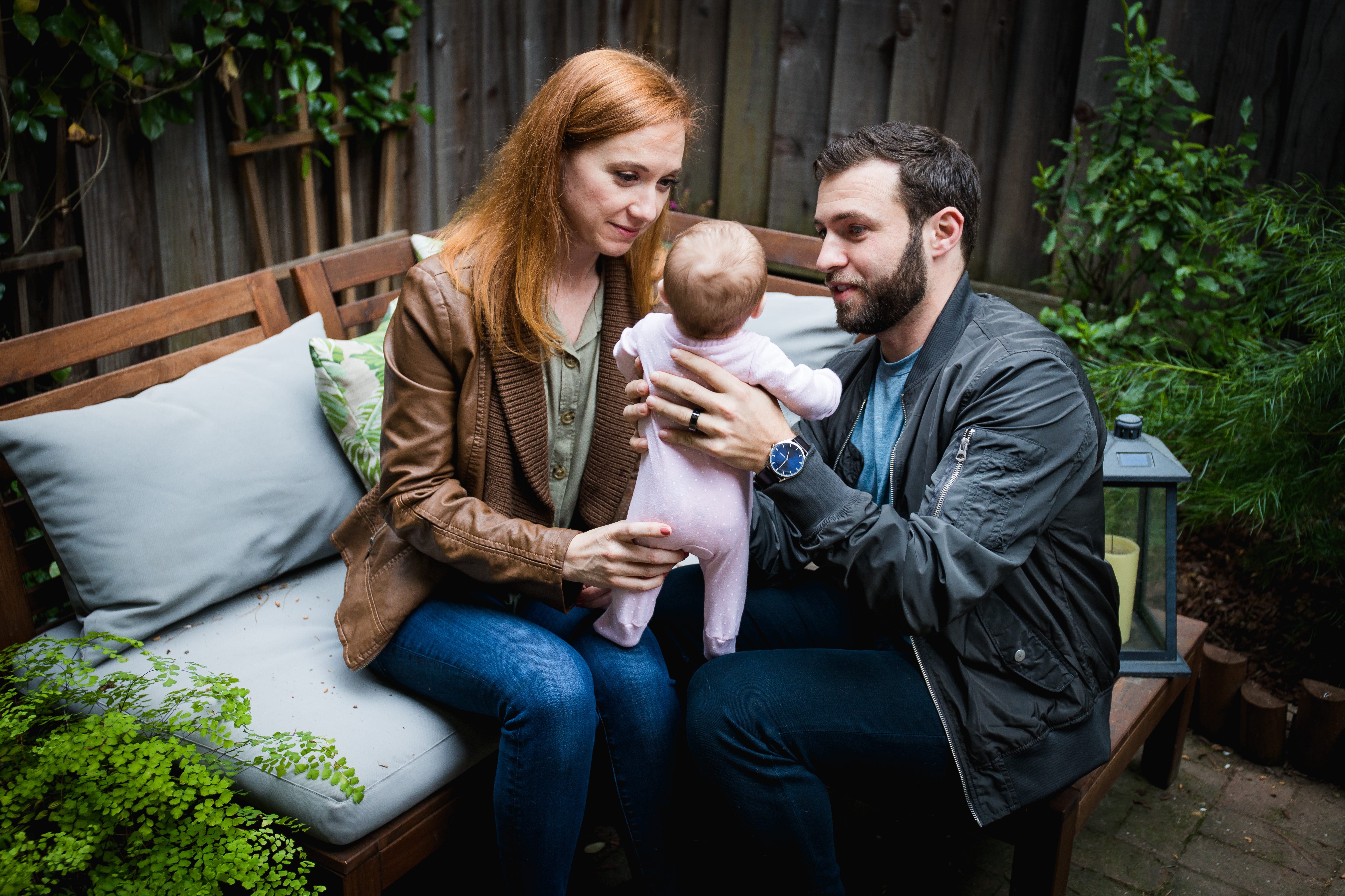 A couple and their baby in a still from the new PBS NOVA documentary "Fighting for Fertility."