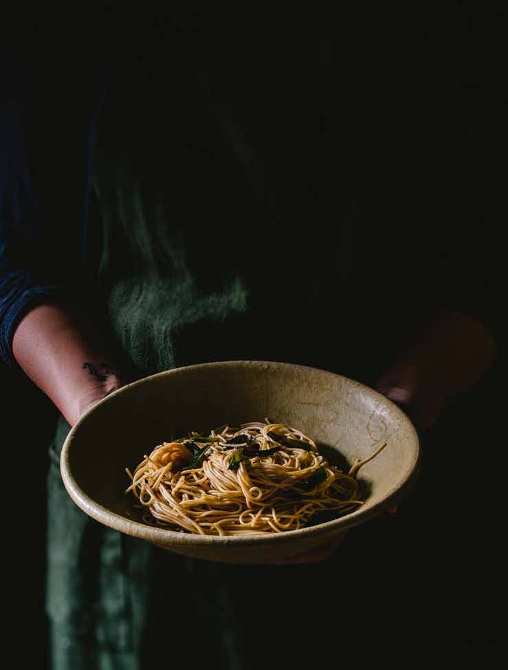 Scallion Oil Noodles.
