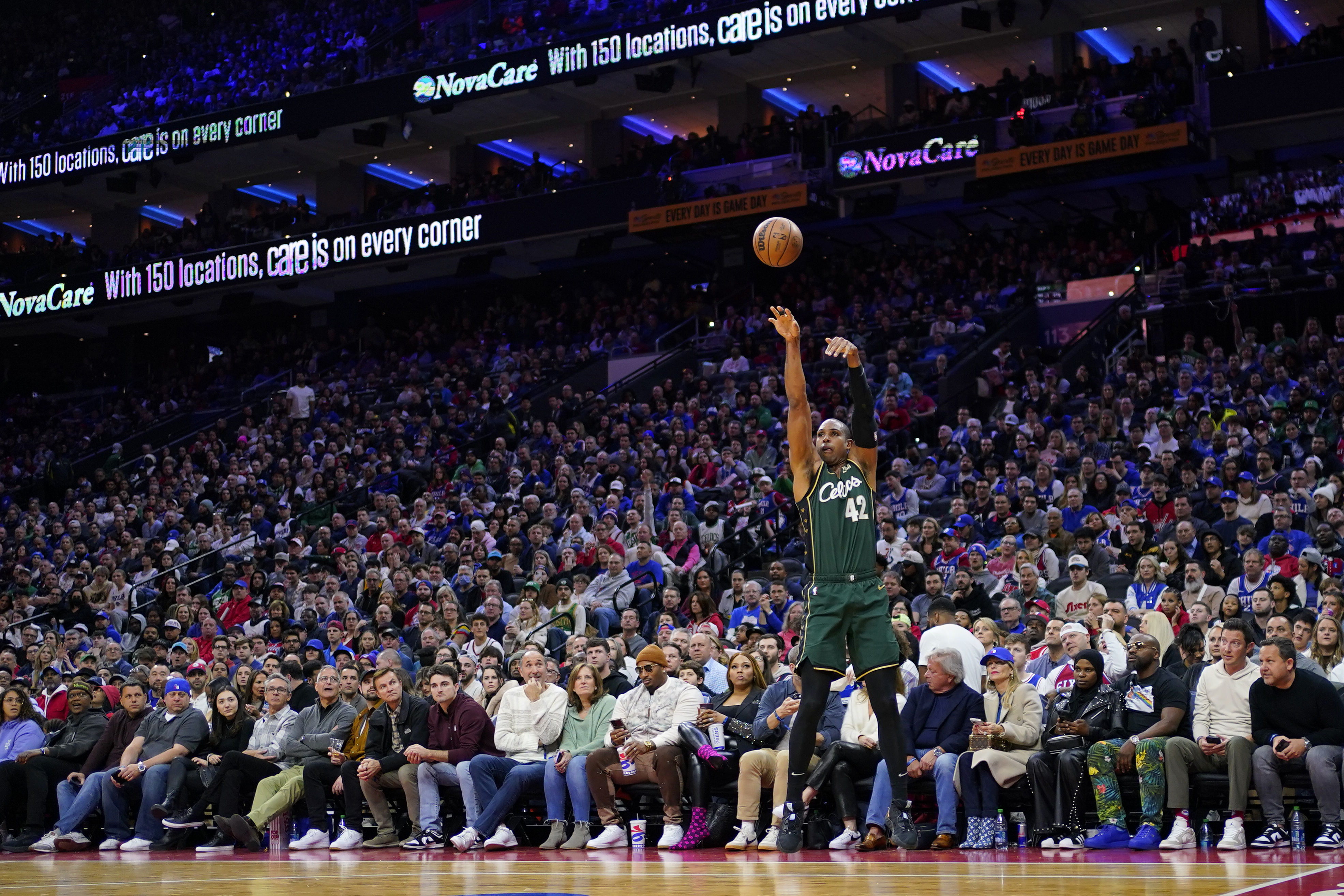 Jayson Tatum gives DeVonta Smith game jersey after hitting the