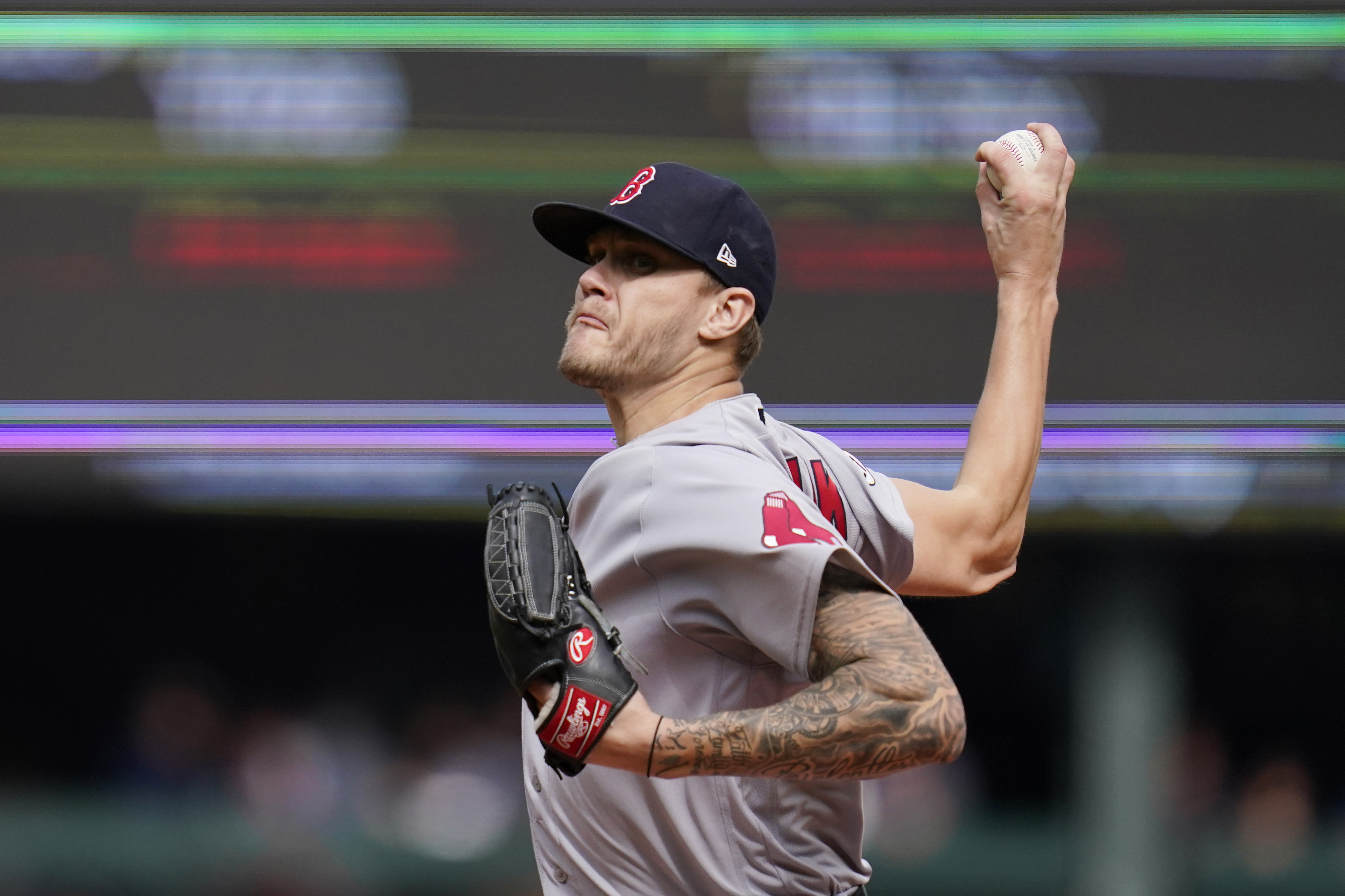 Tanner Houck got the start for the Red Sox Wednesday in Seattle and went 4.1 innings.