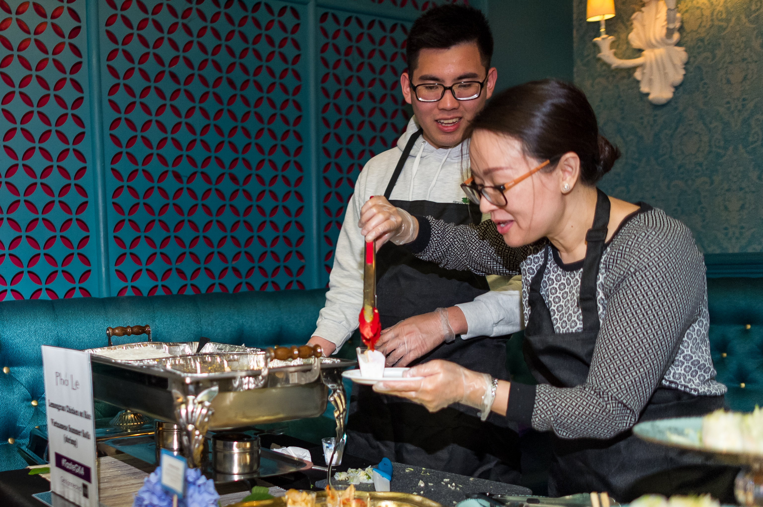 The restaurant Pho Lé in Dorchester took part in the fourth annual A Taste of Ethnic Boston in 2017.