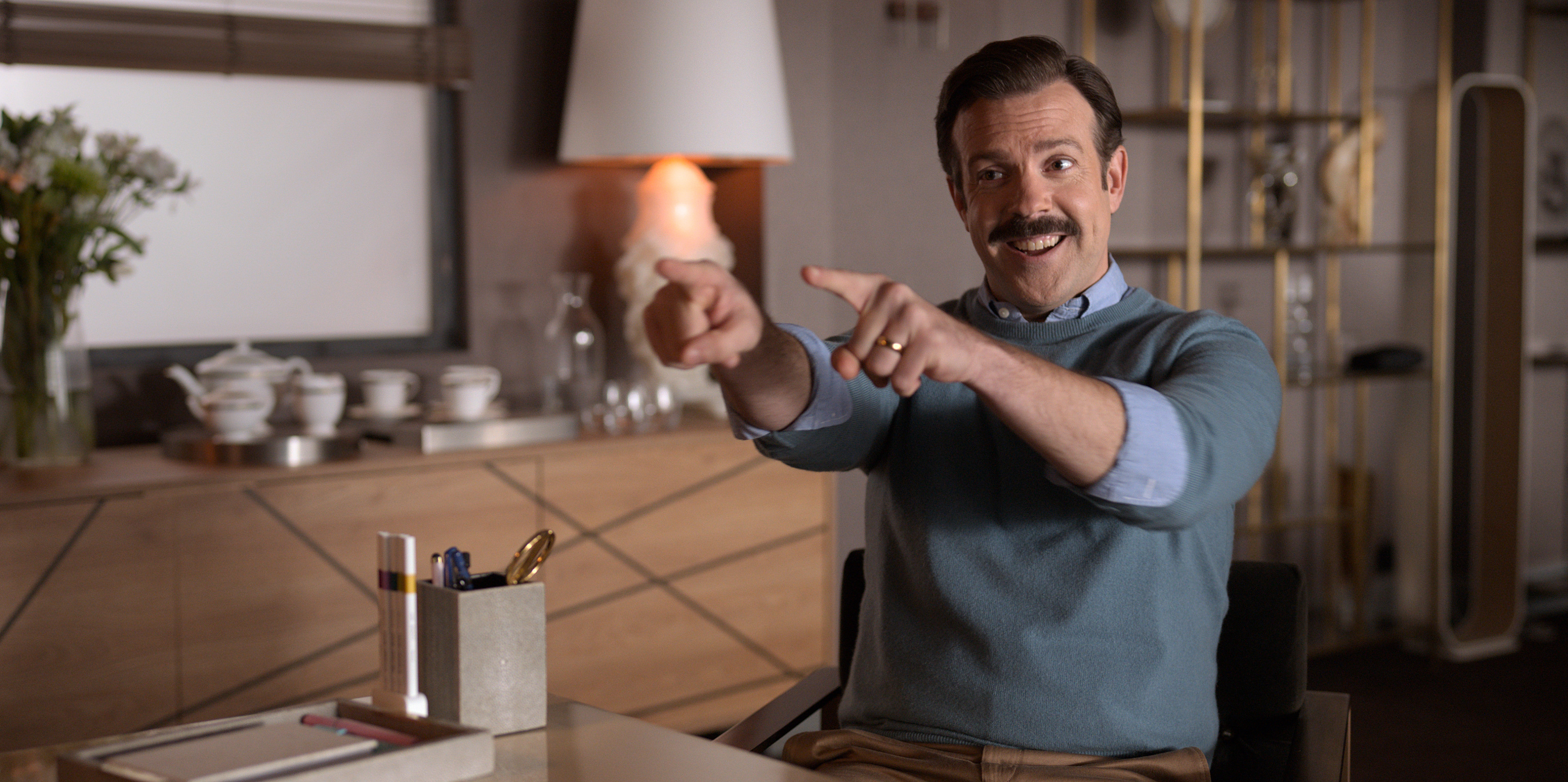 Jason Sudeikis in “Ted Lasso."