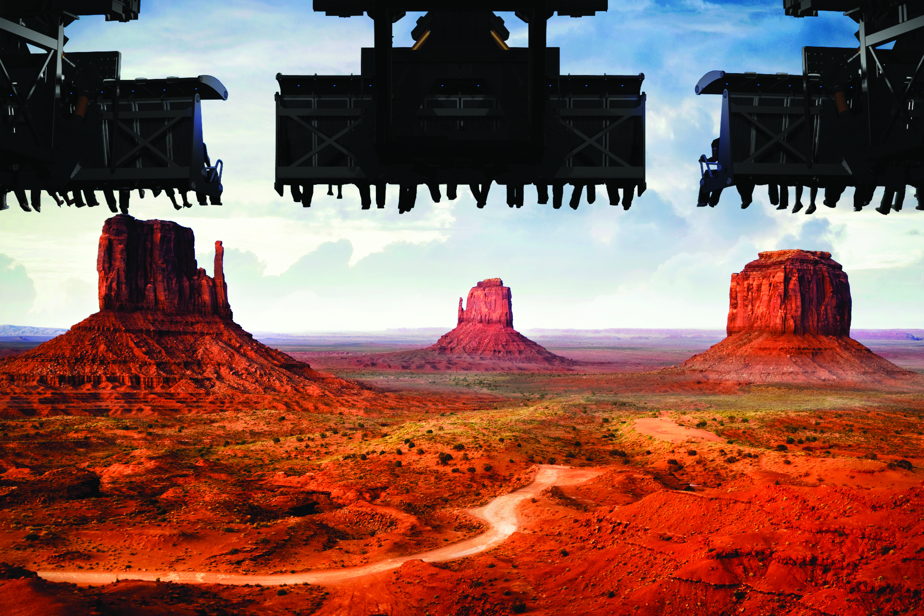 Fly over 22 of the country's most breathtaking destinations in Las Vegas' new flying attraction, FlyOver.  The 25-minute high-tech show 