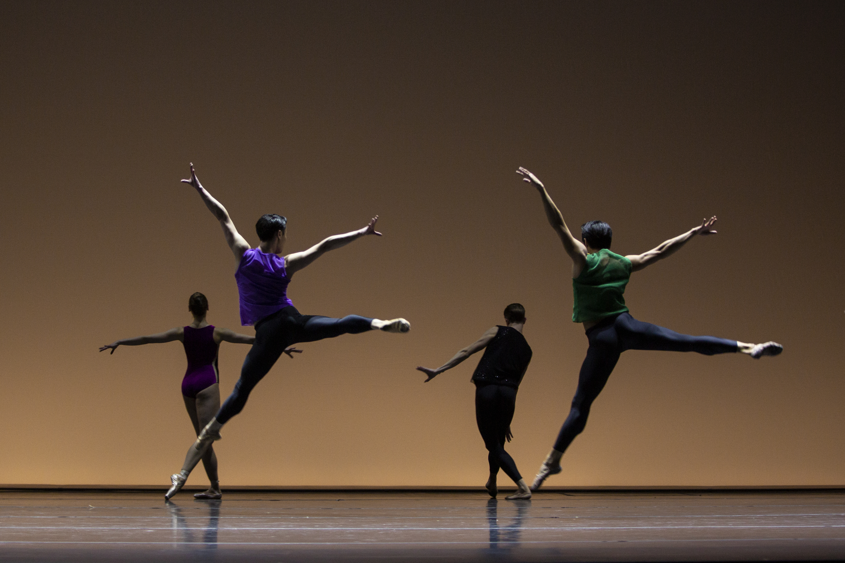 Junxiong Zhao and John Lam in William Forsythe's "Pas/Parts 2018."