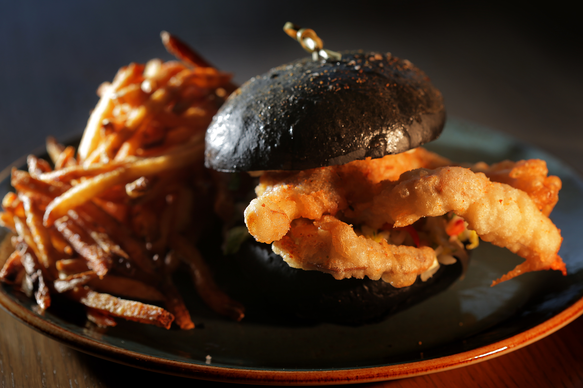 Beer-Battered Soft Shell Crab at the Punch Bowl restaurant.