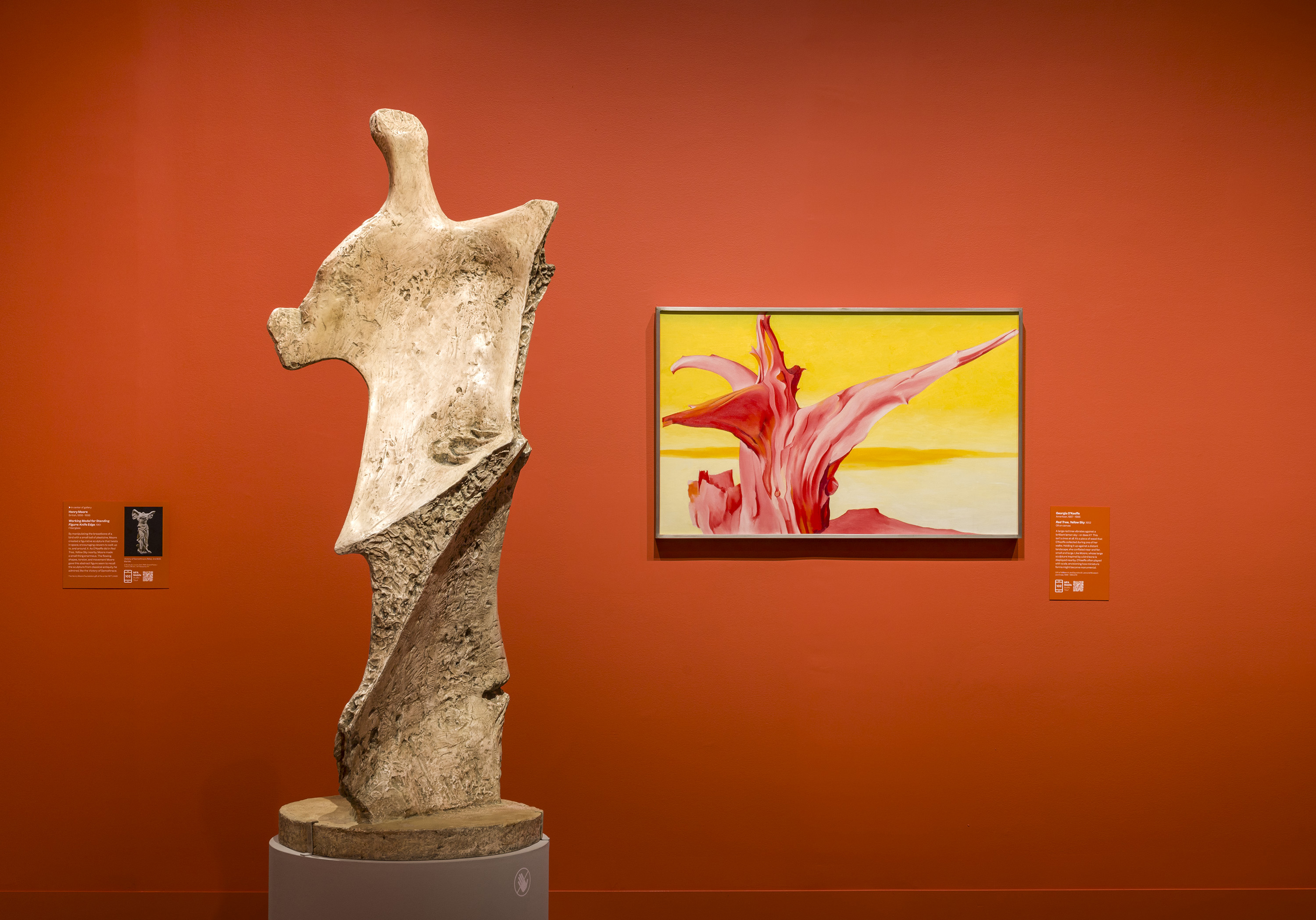 Art review: Georgia O'Keeffe and Henry Moore at the MFA Boston