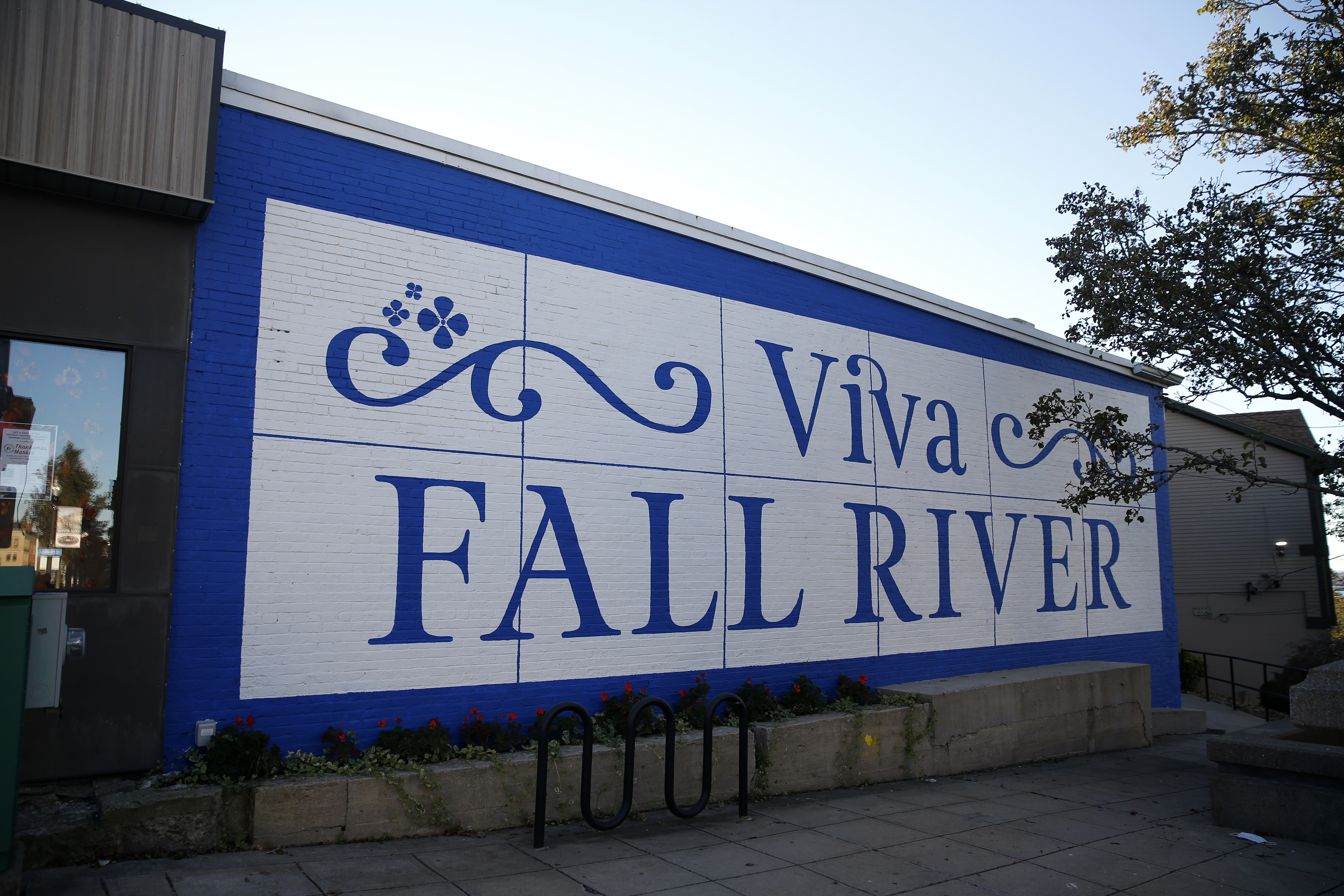 The Viva Fall River mural seen on South Main Street.