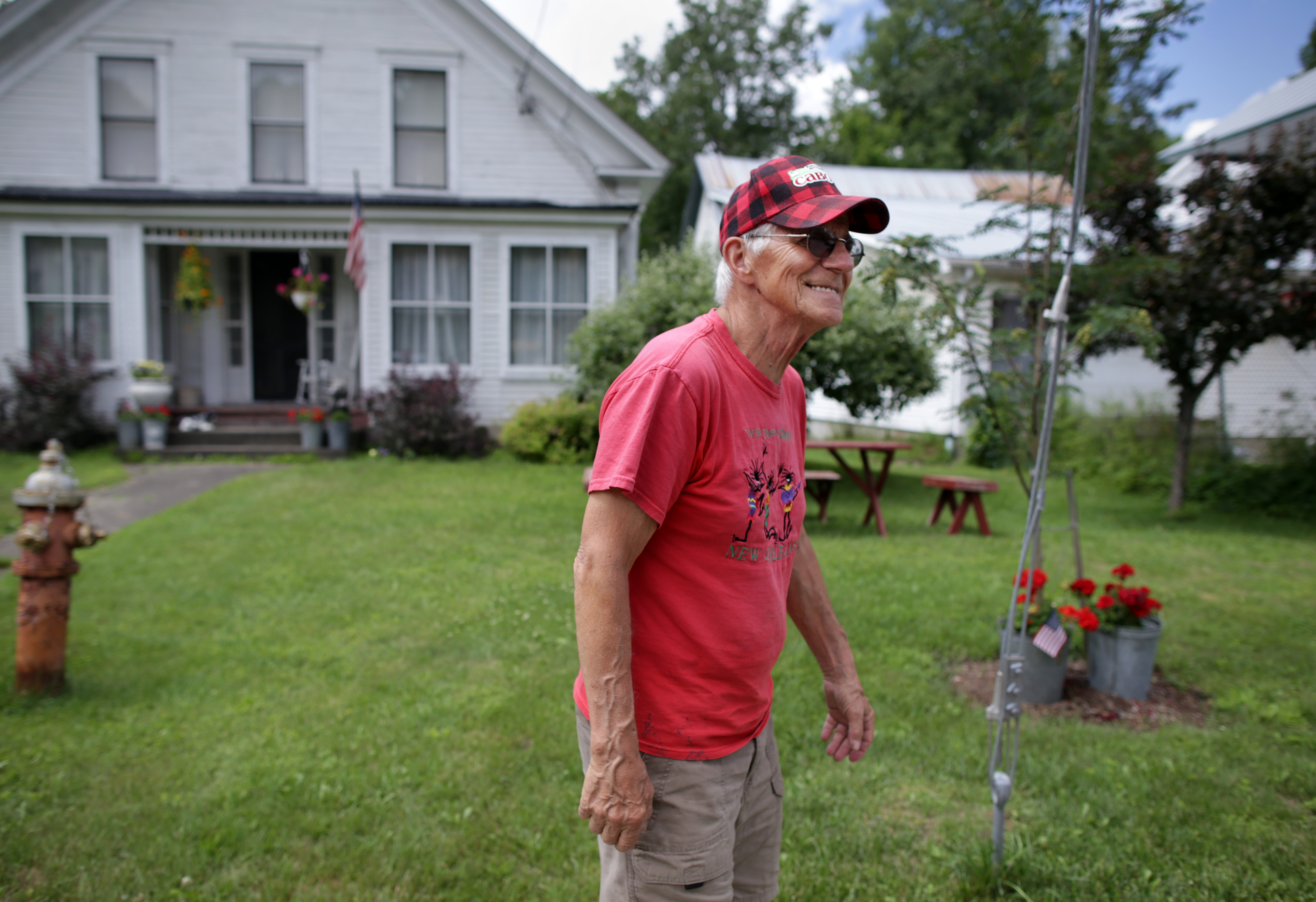 Jim Currier's home stands steps from the family store.