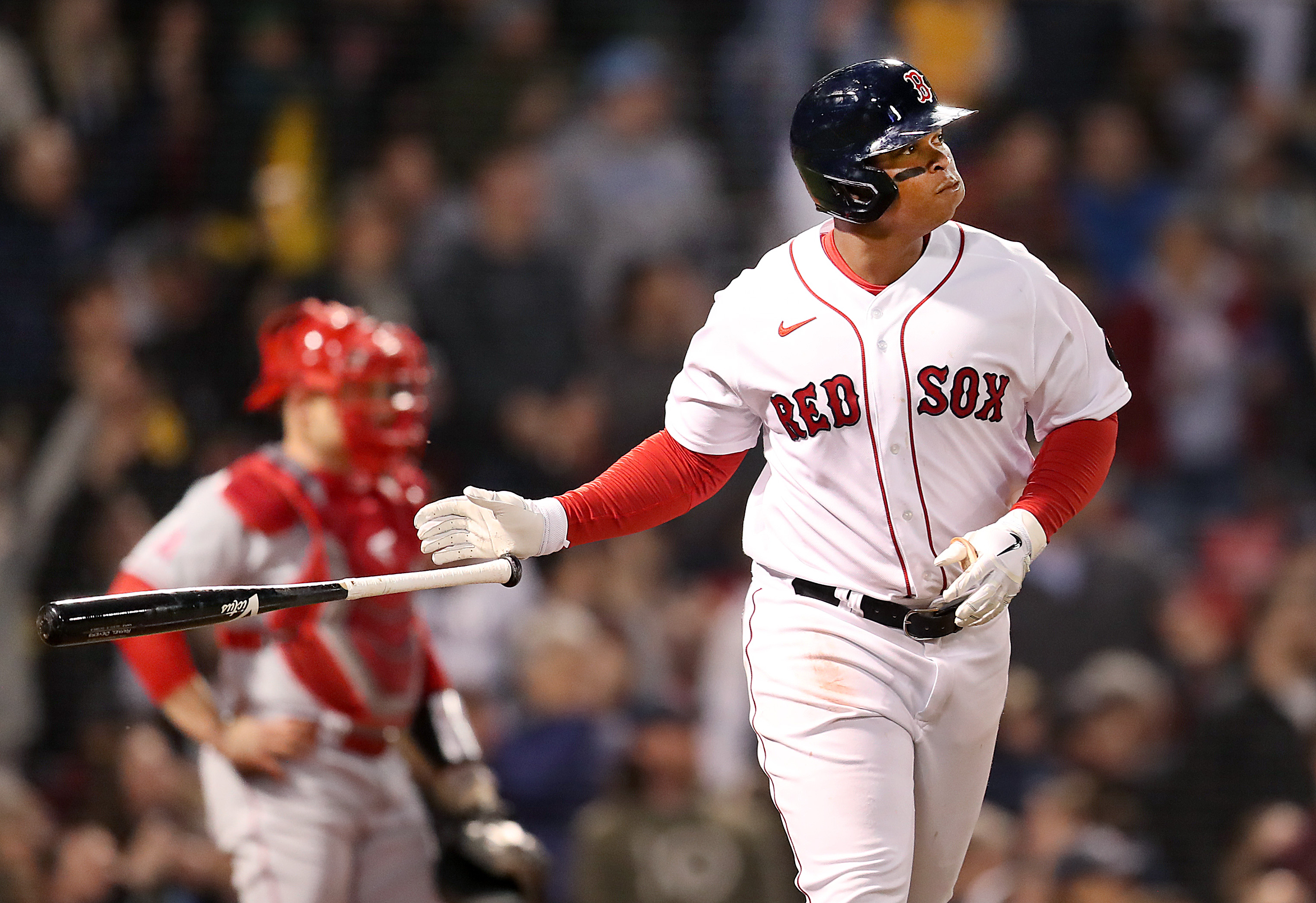 Yoán Moncada was a star prospect, but the Red Sox held on to Rafael Devers  — and it's paying off - The Boston Globe