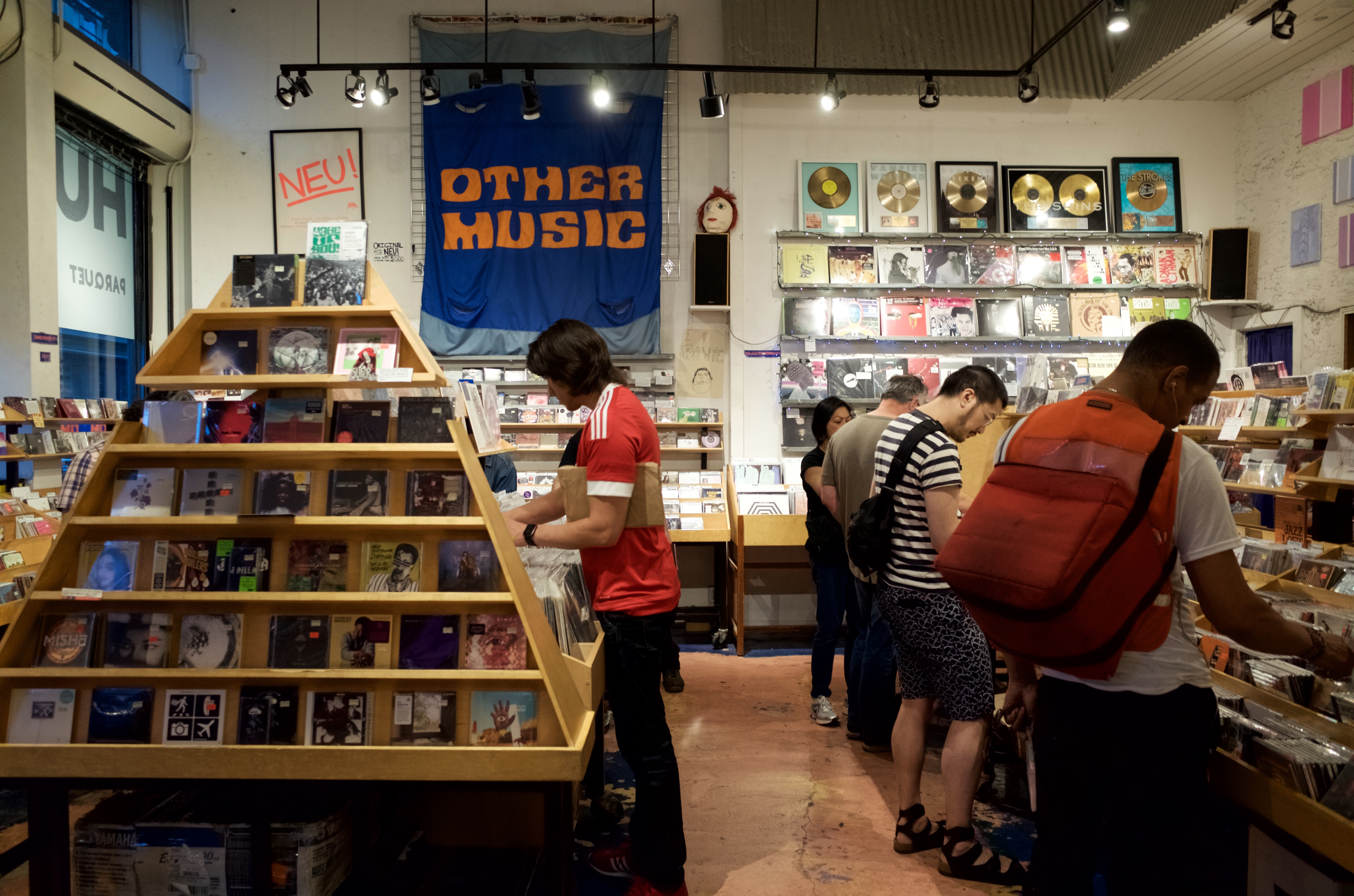The interior of Other Music.