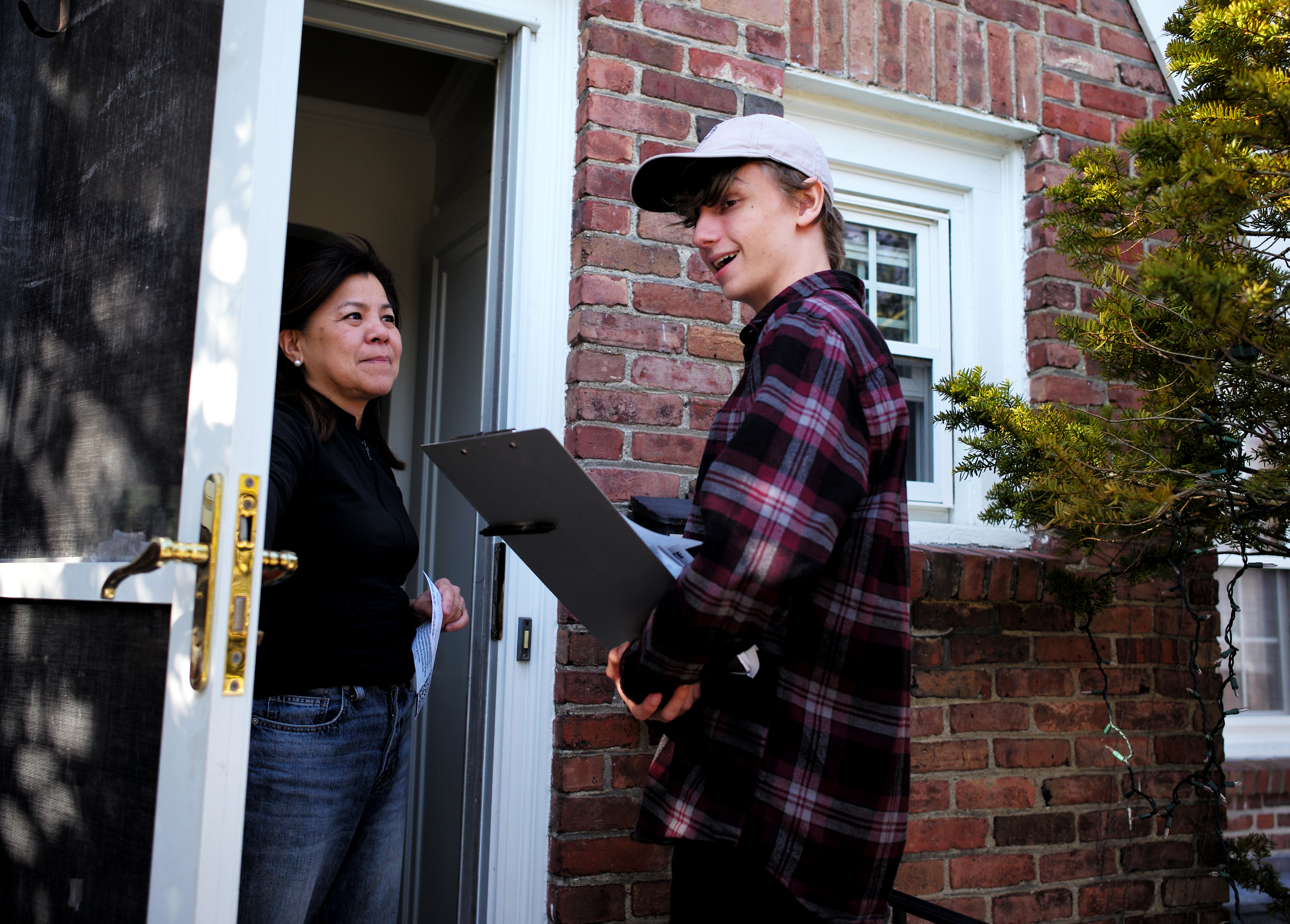 At 18, most teens cast their first vote. In Belmont, Angus Abercrombie is  the one on the ballot. - The Boston Globe