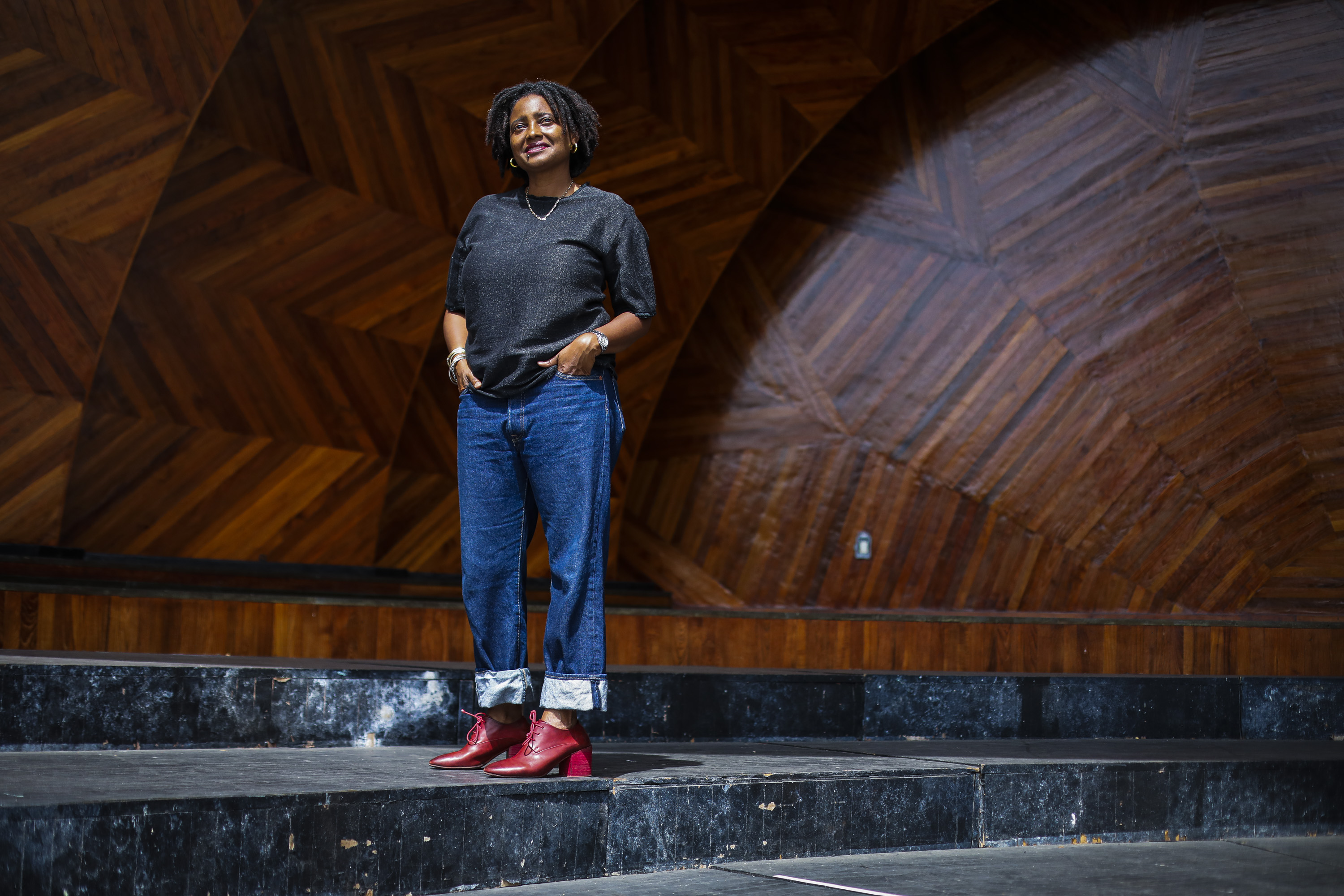 Tracy K. Smith at the Hatch Shell.