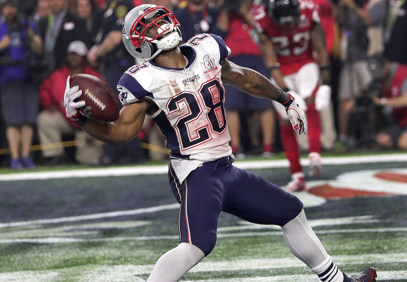 Patriots RB James White, hero of Super Bowl LI, retires after eight seasons