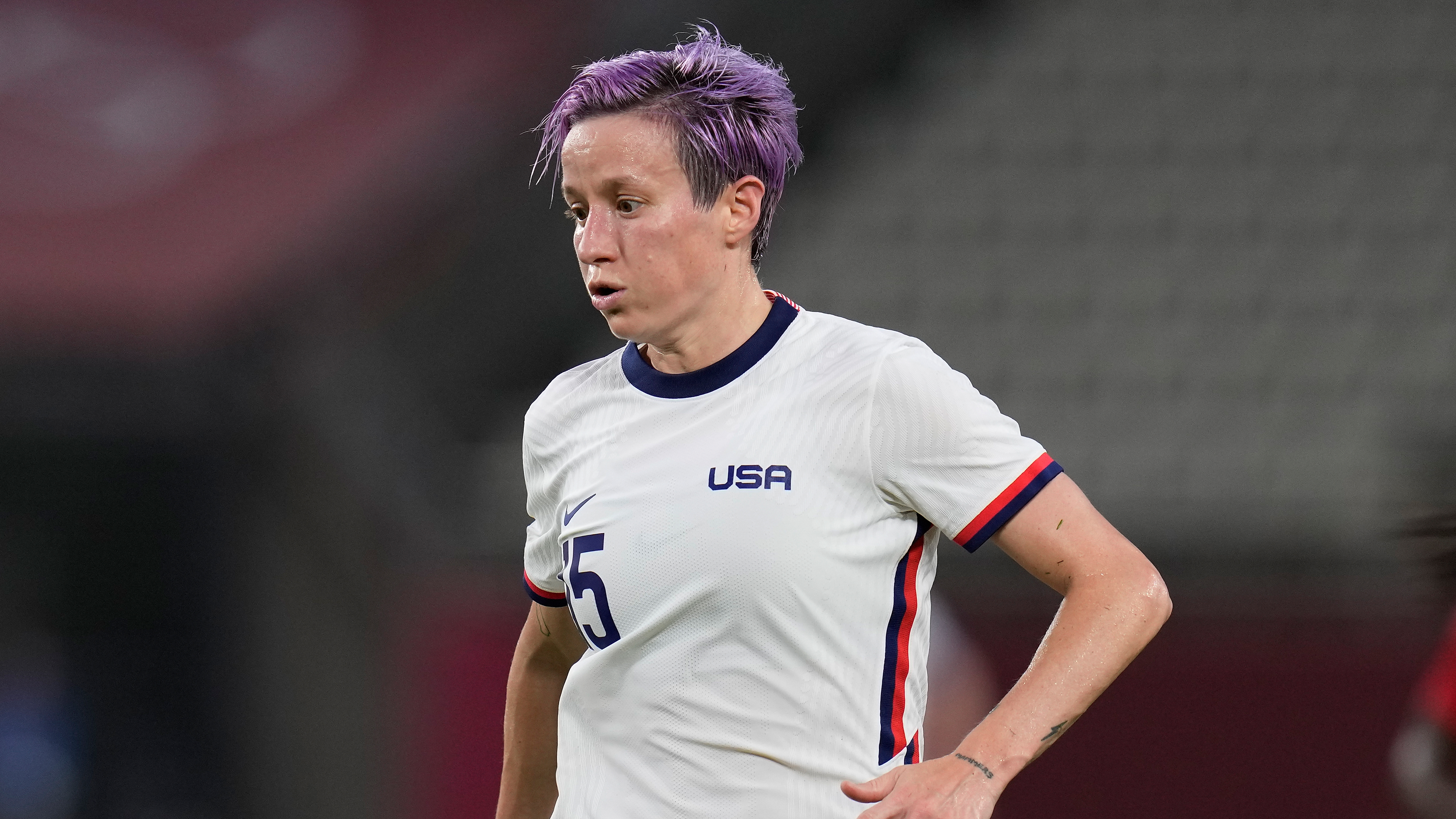 Megan Rapinoe and the United States lost 1-0 to Canada.