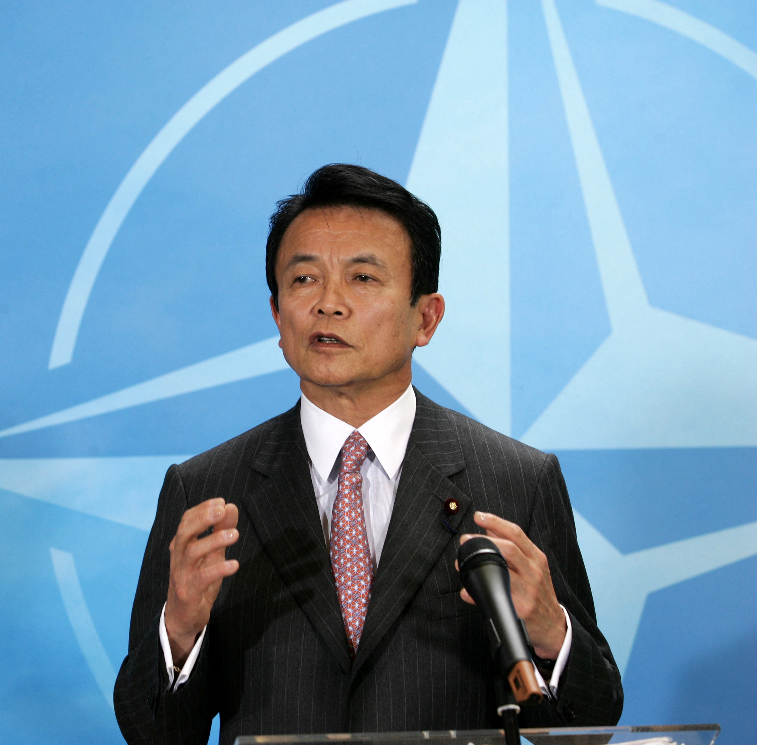 Taro Aso.