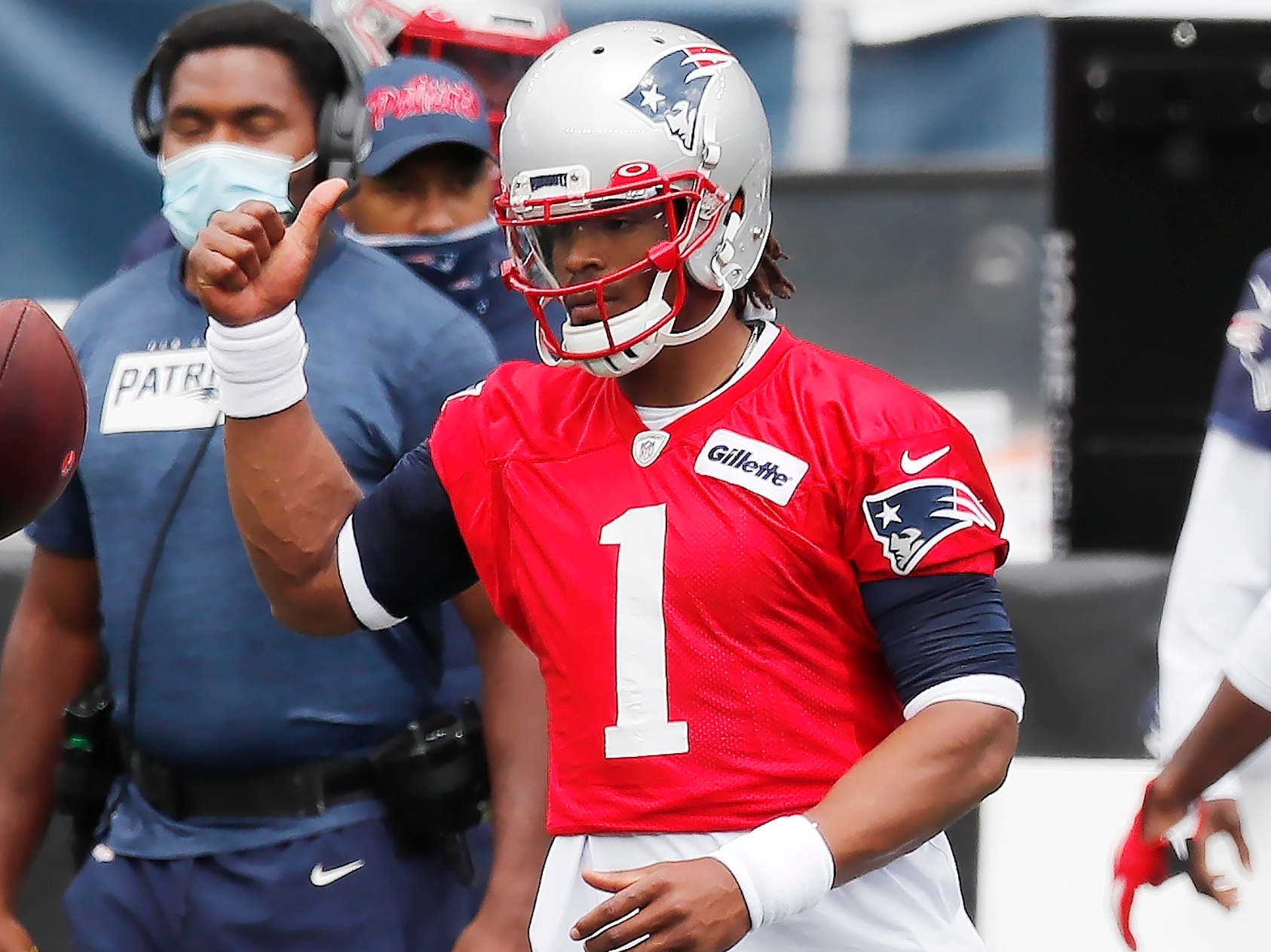 Patriots: Cam Newton looks like a boss in latest Pats jersey photo shoot