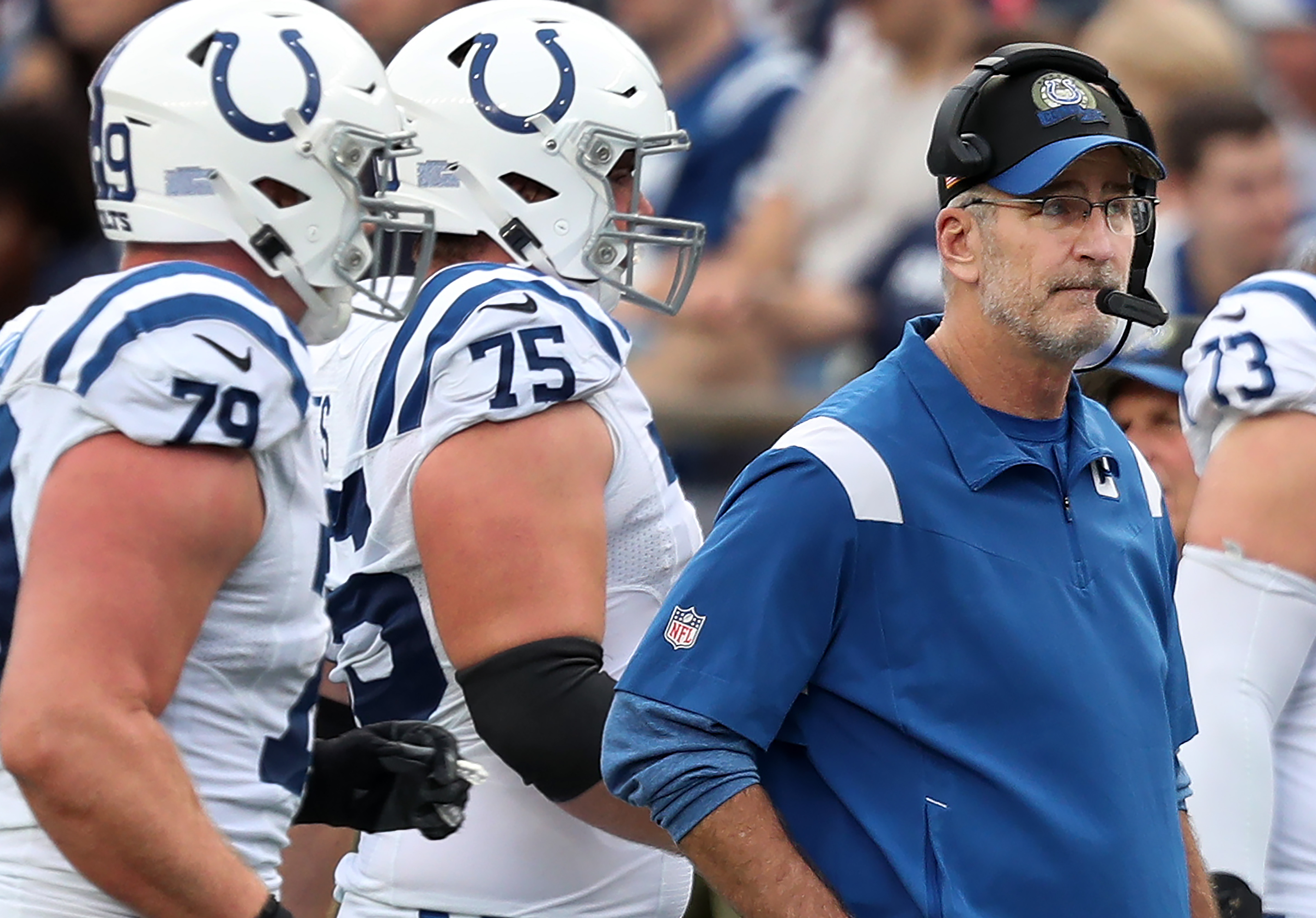 Colts' interim boss Jeff Saturday WINS on his NFL coaching debut