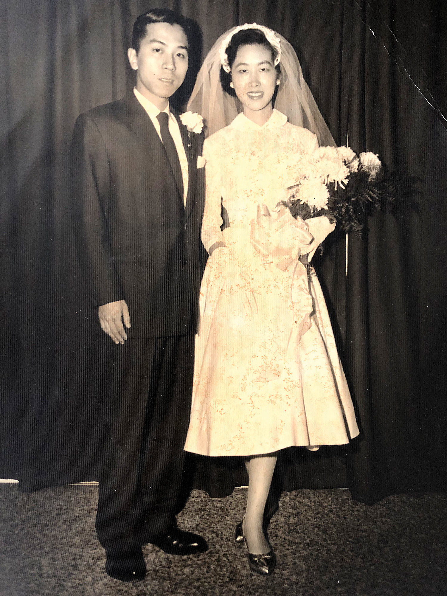 Thomas and Margaret were married in Cambridge in in 1959.