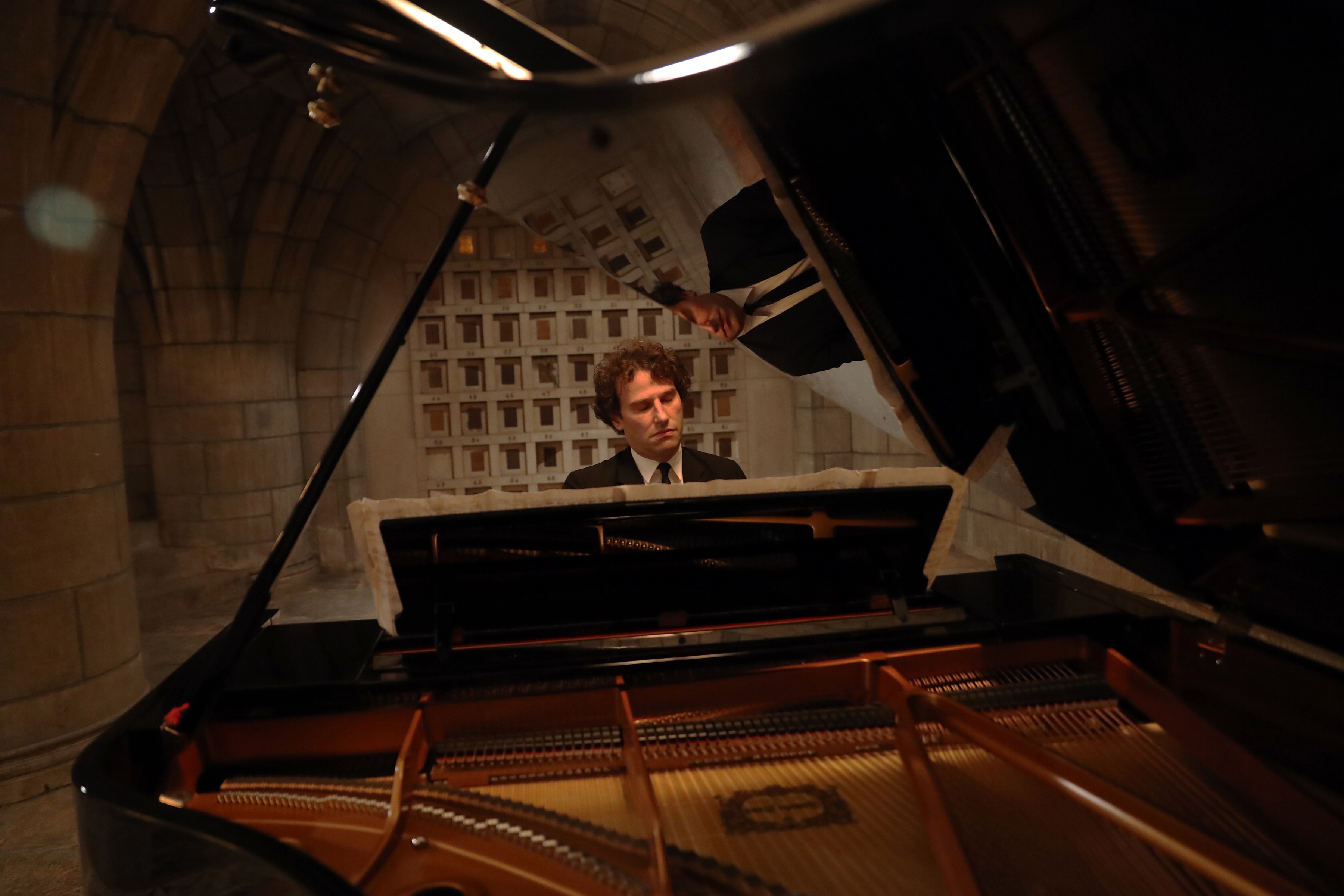 The Israeli pianist and conductor David Greilsammer plays his program “Labyrinth,” in New York, Sept. 27, 2017.