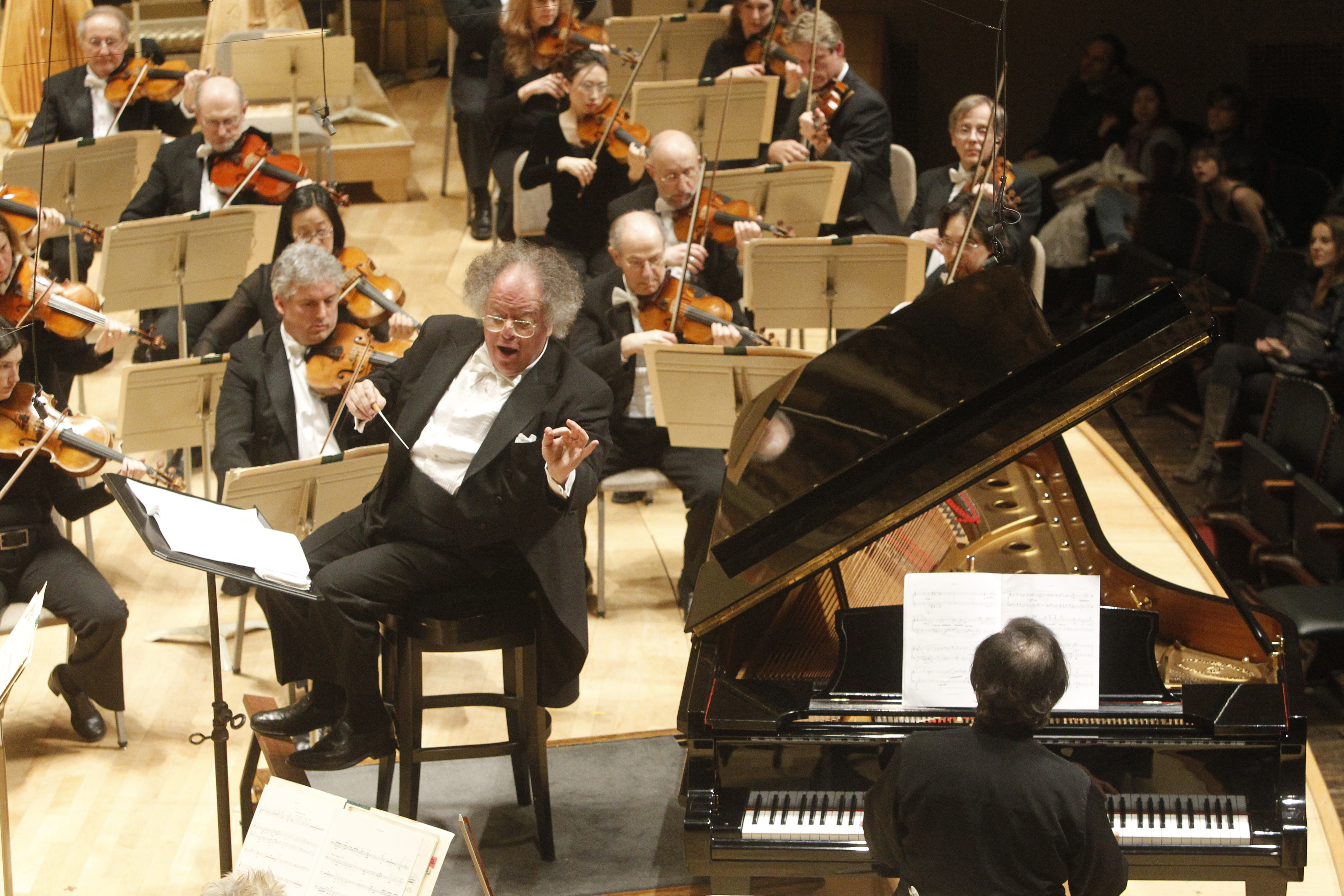 Mr. Levine, conducting at Symphony Hall in January 2010.
