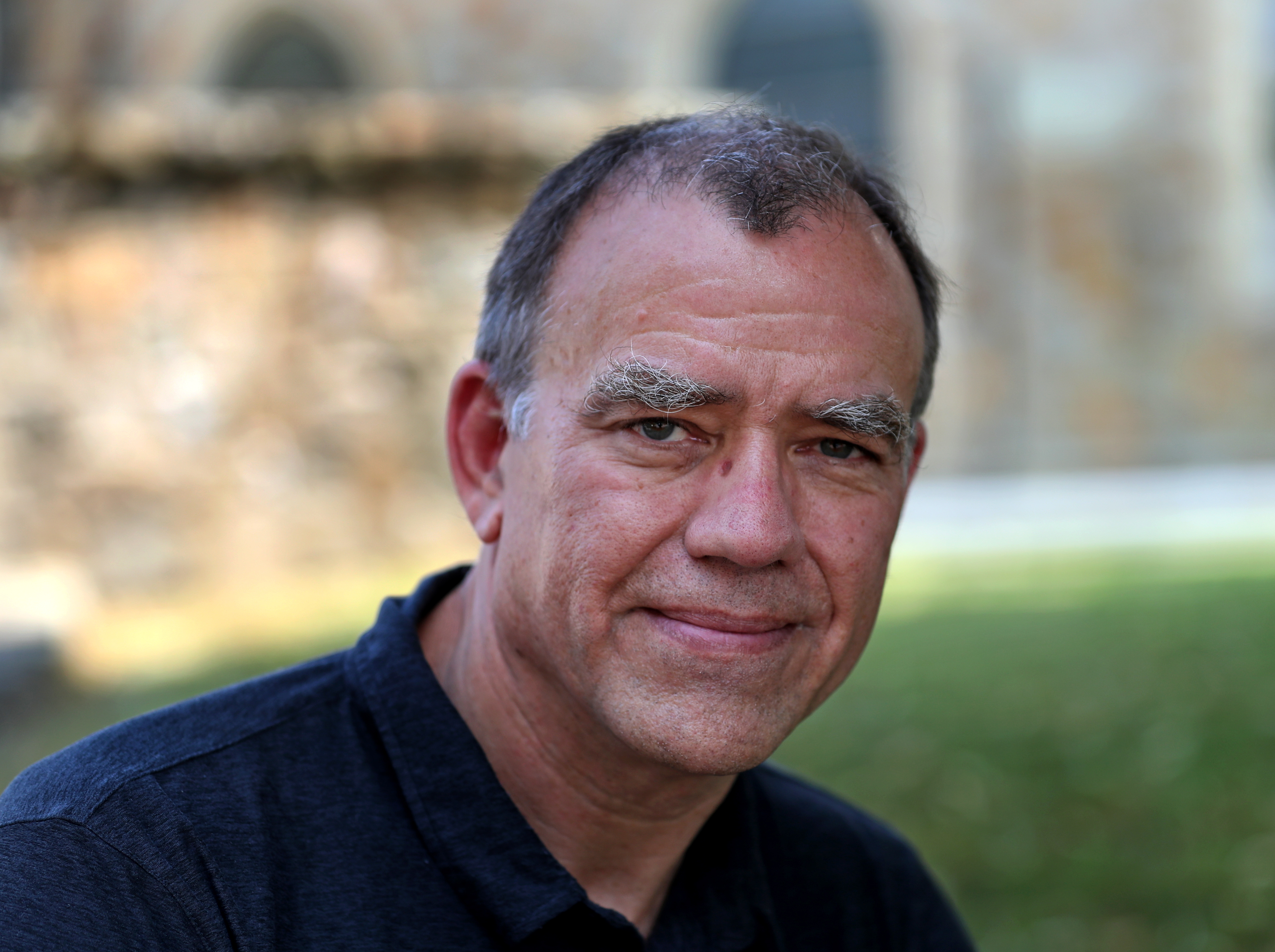 Conductor Christopher Wilkins was photographed last week at a Landmarks rehearsal. The orchestra emerges from the pandemic with a "greatly deepened commitment" to inclusion, he said.