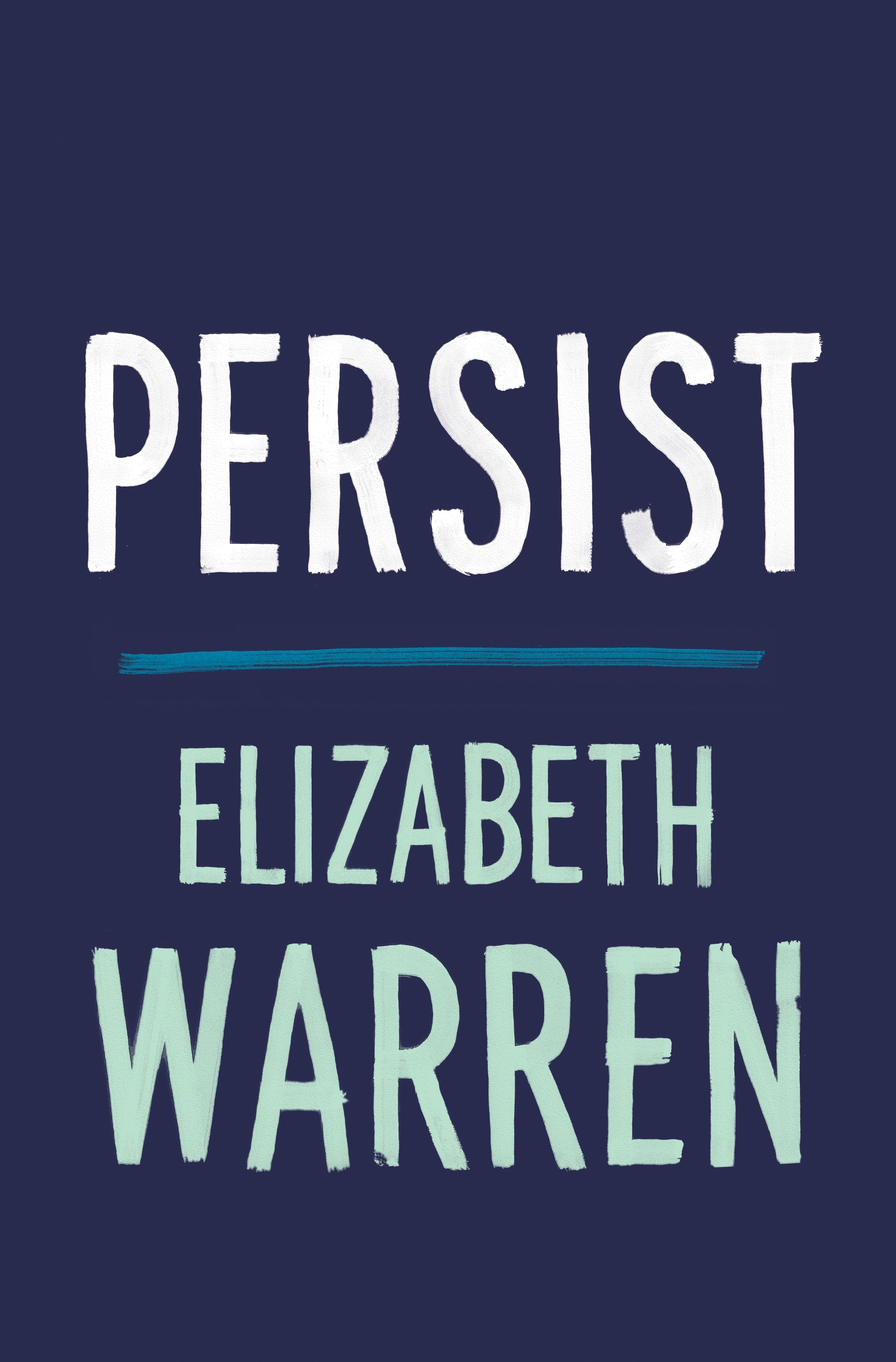 Senator Warren's new book, "PERSIST", is published by Metropolitan Books.