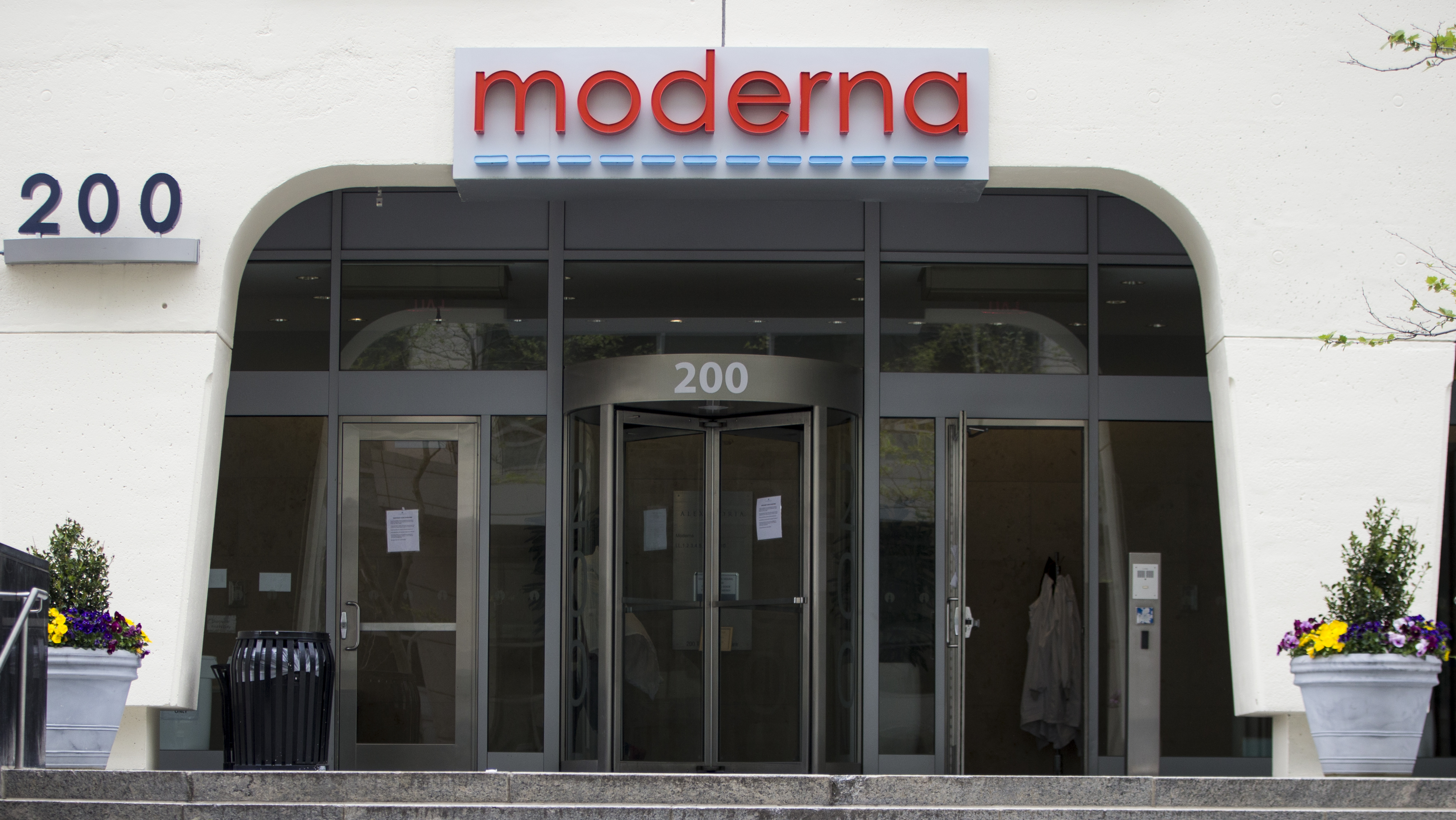 Moderna Therapeutics headquarters in Cambridge.