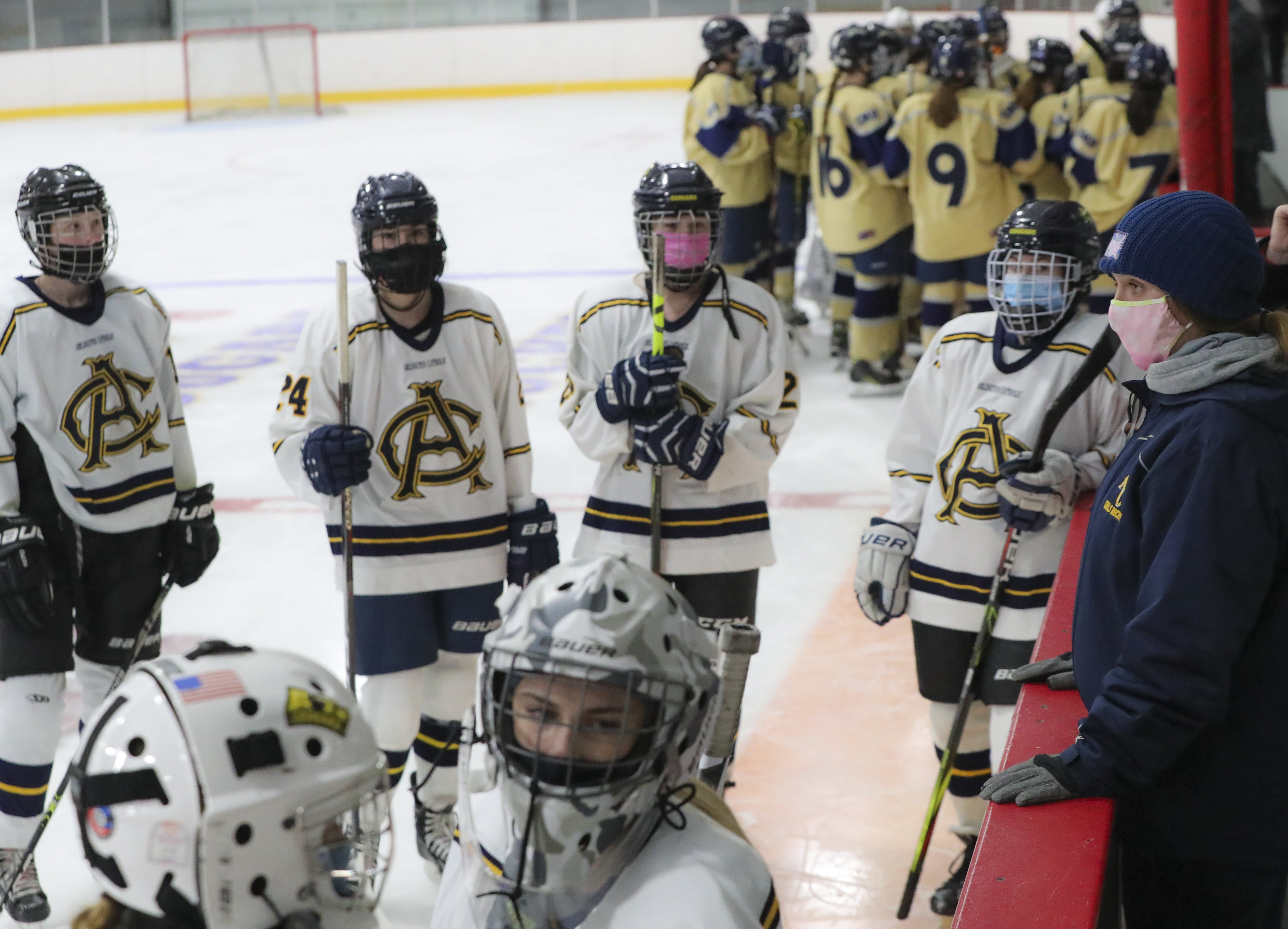 In Era Of Social Distancing Natalie Flynn Pulling Things Together At Alma Mater Arlington Catholic The Boston Globe