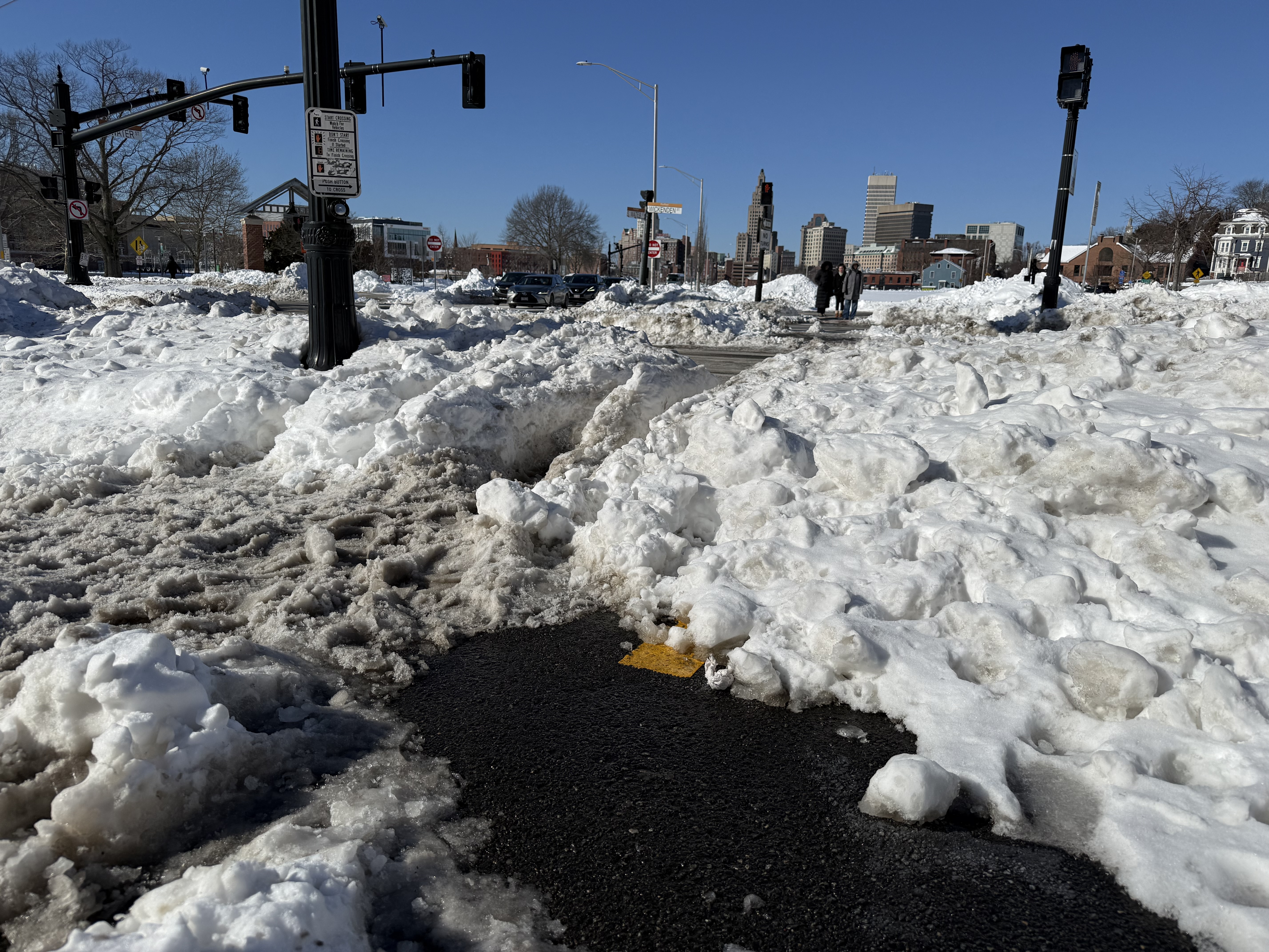 Providence works to clear snow ahead of storm this weekend