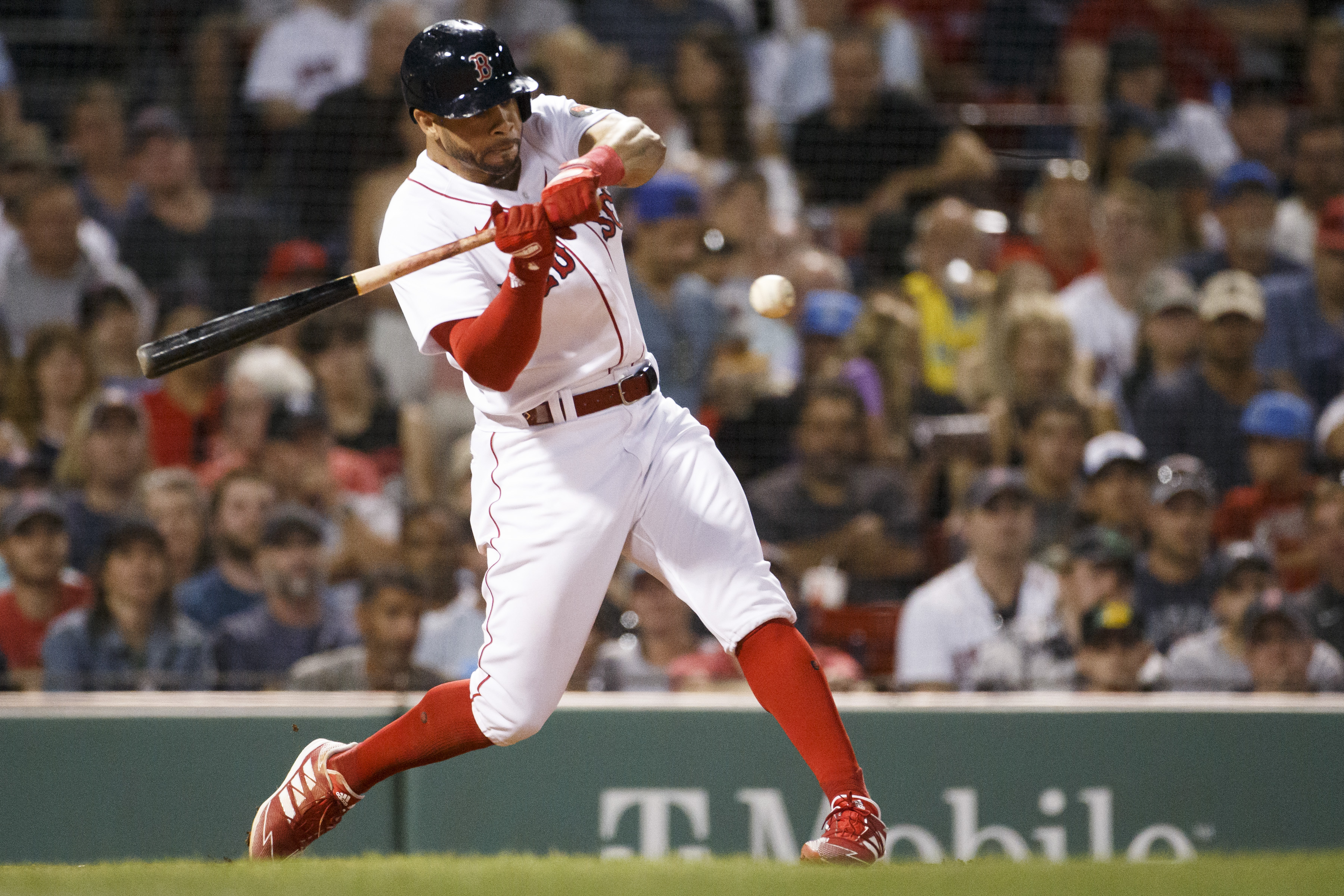 It's been a tough season for Red Sox outfielder Tommy Pham, but as always,  he battles on - The Boston Globe