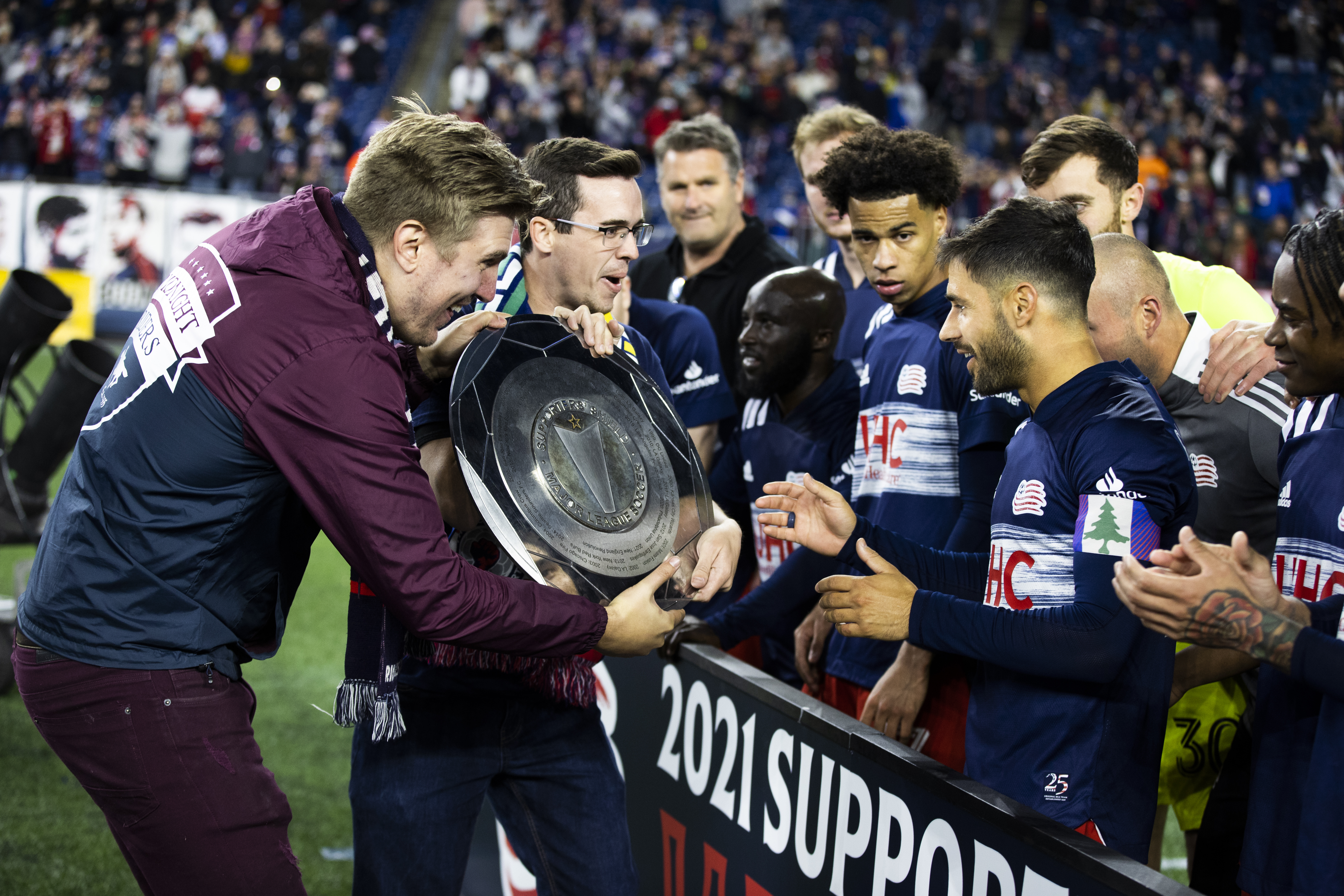 New England Revolution win 2021 Supporters' Shield as Major League Soccer's  regular season champions