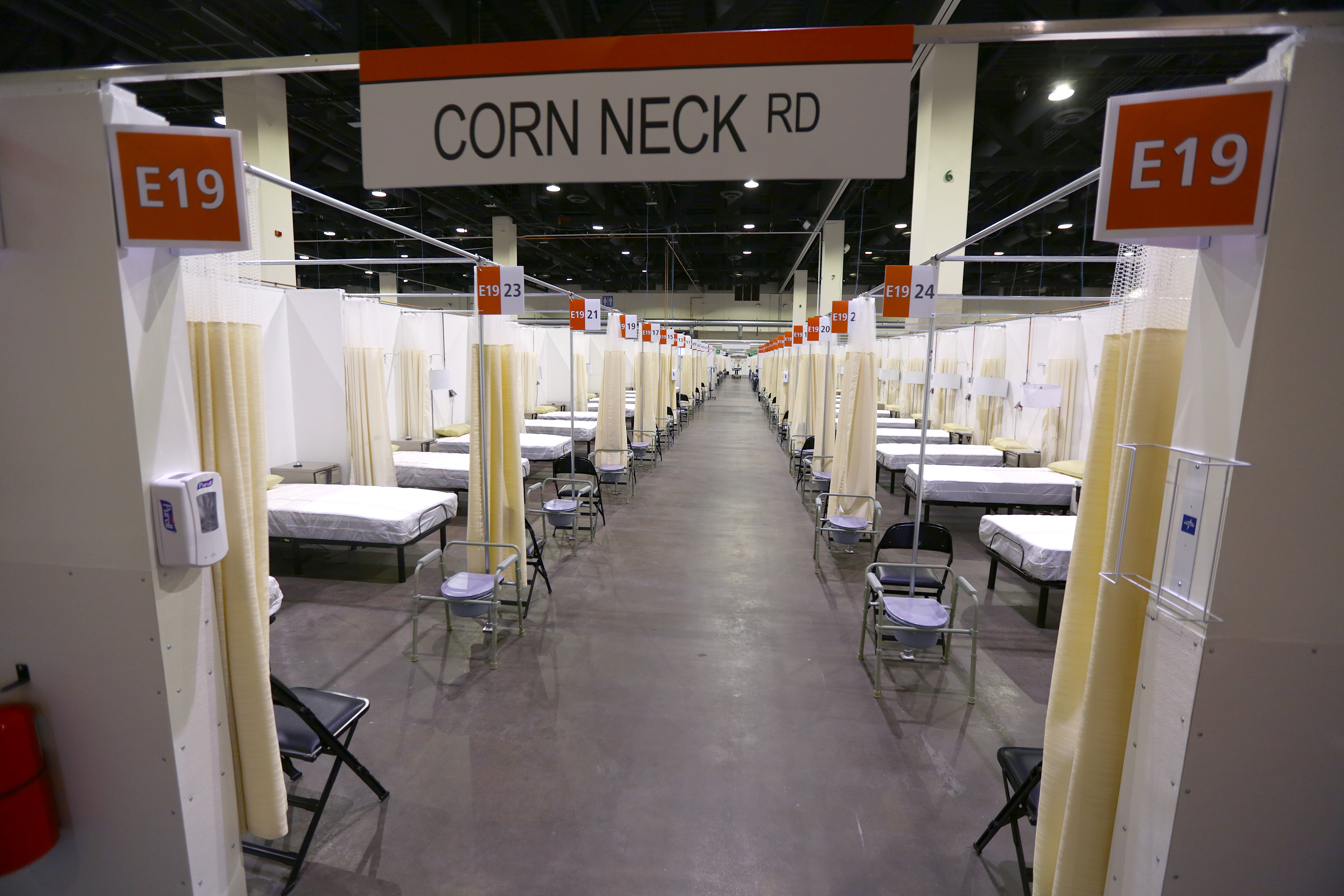 The Lifespan field hospital is set to take patients.