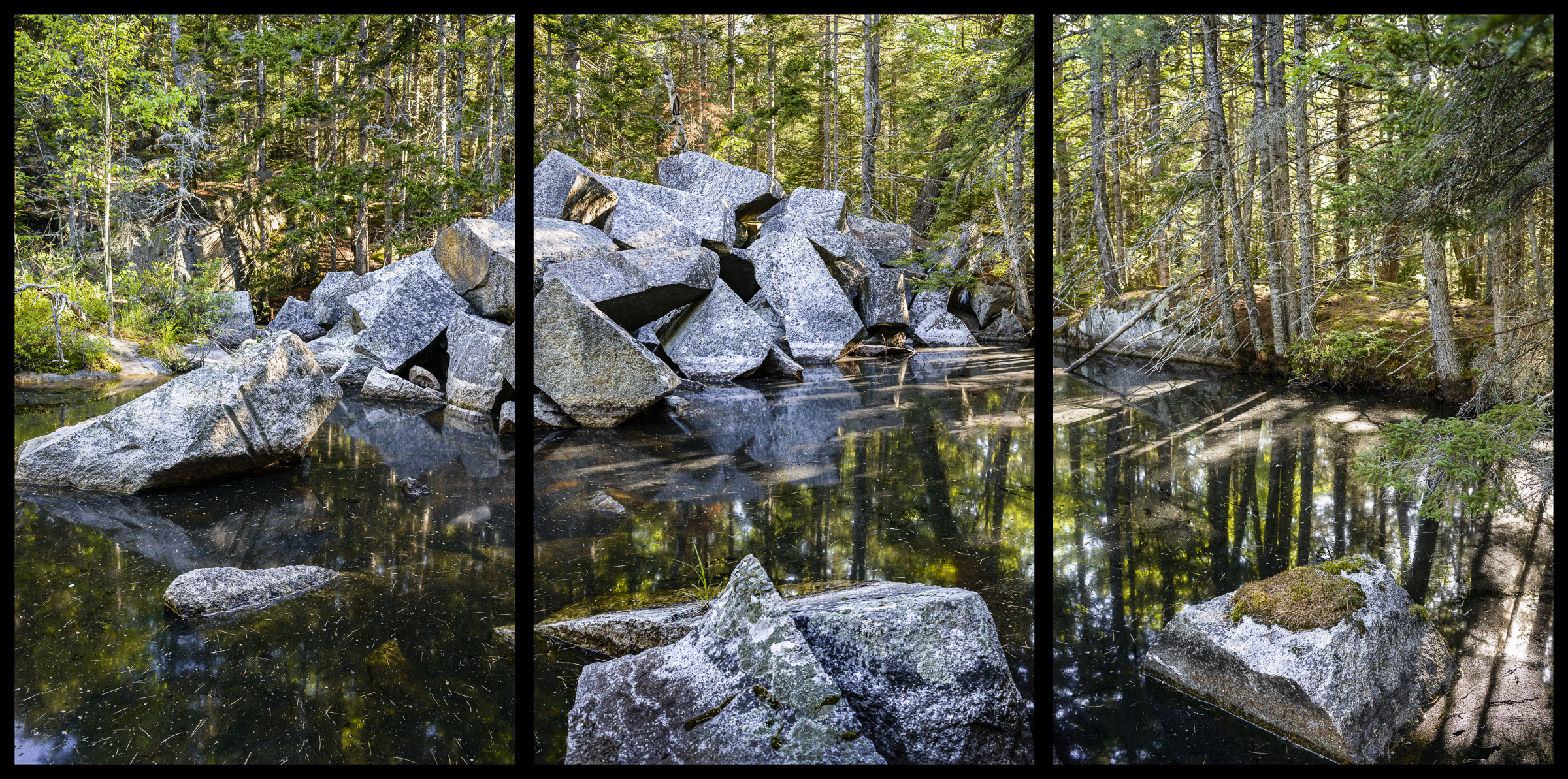 Steven Keirstead, "Chase Quarry, Blue Hill, Maine, MMXV," 2015