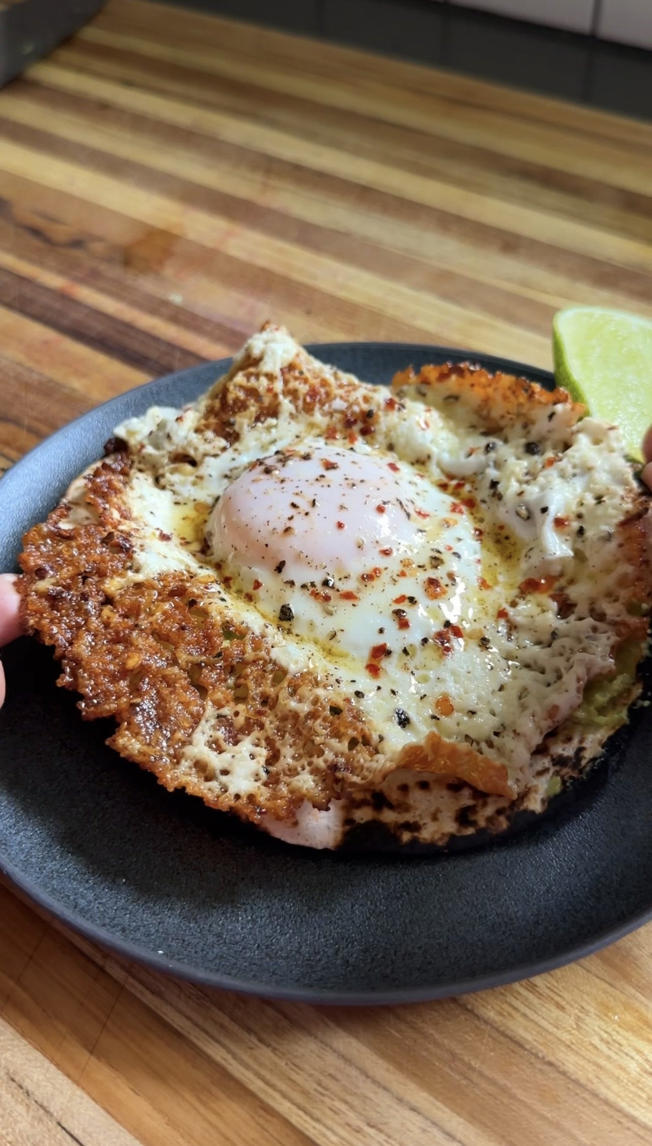 Crispy Feta Fried Eggs - FeelGoodFoodie