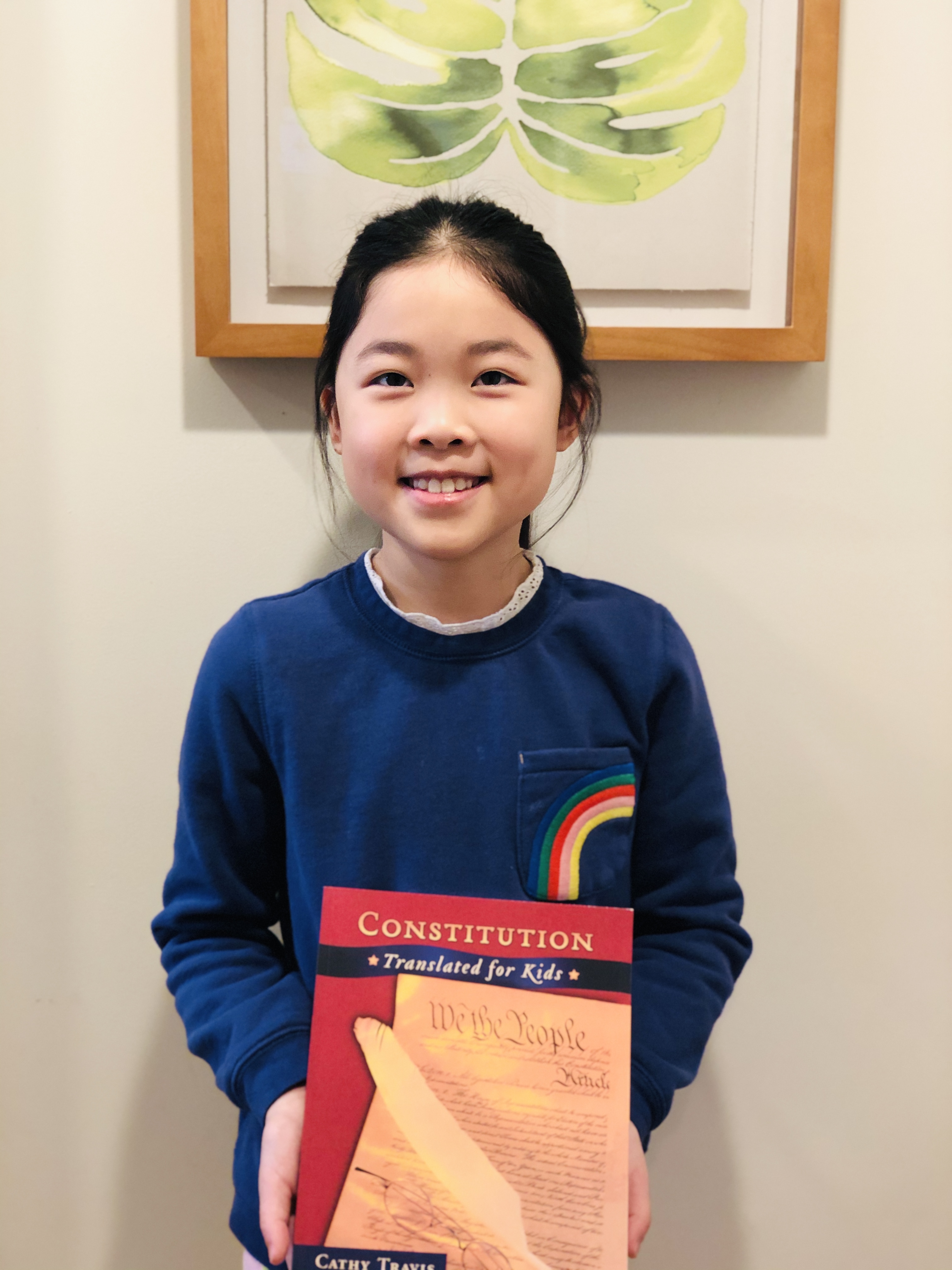 Zoe Zhang, a third-grader at Cabot Elementary School, said she is happy to witness the first female vice president.