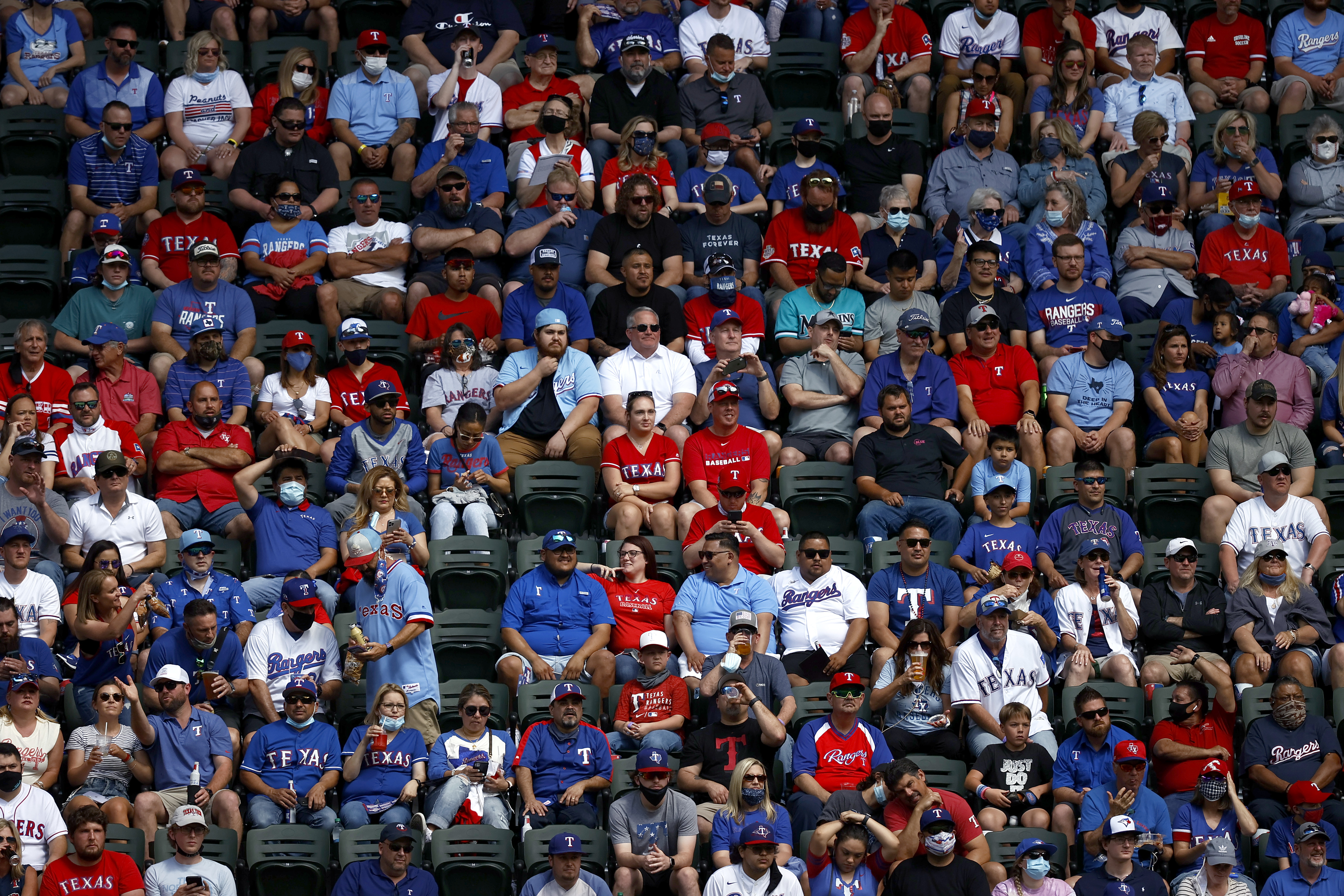 Texas Rangers to open season at 100% capacity -- against Blue Jays