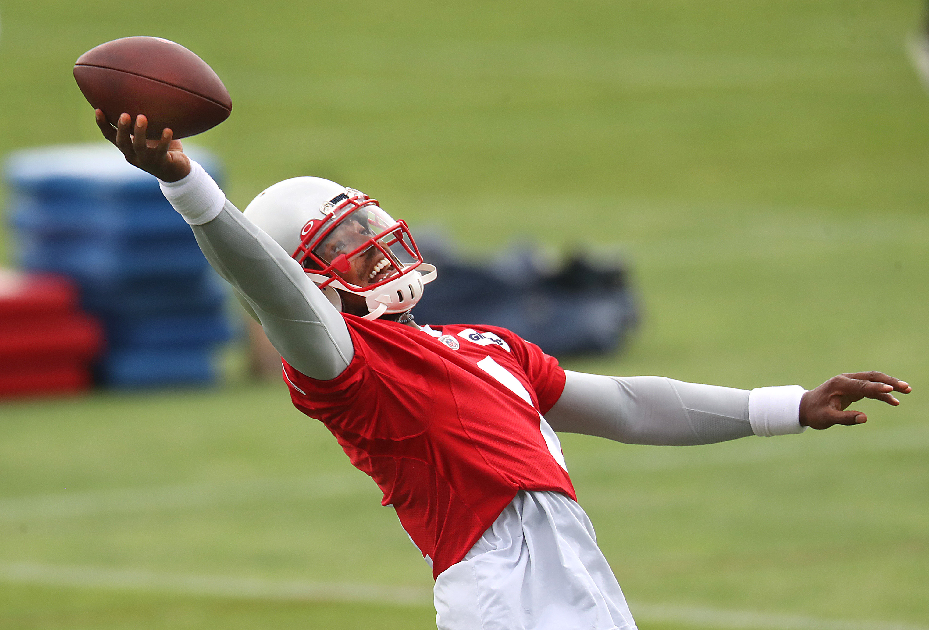 It sounds like Cam Newton remains No. 1 on the depth chart.