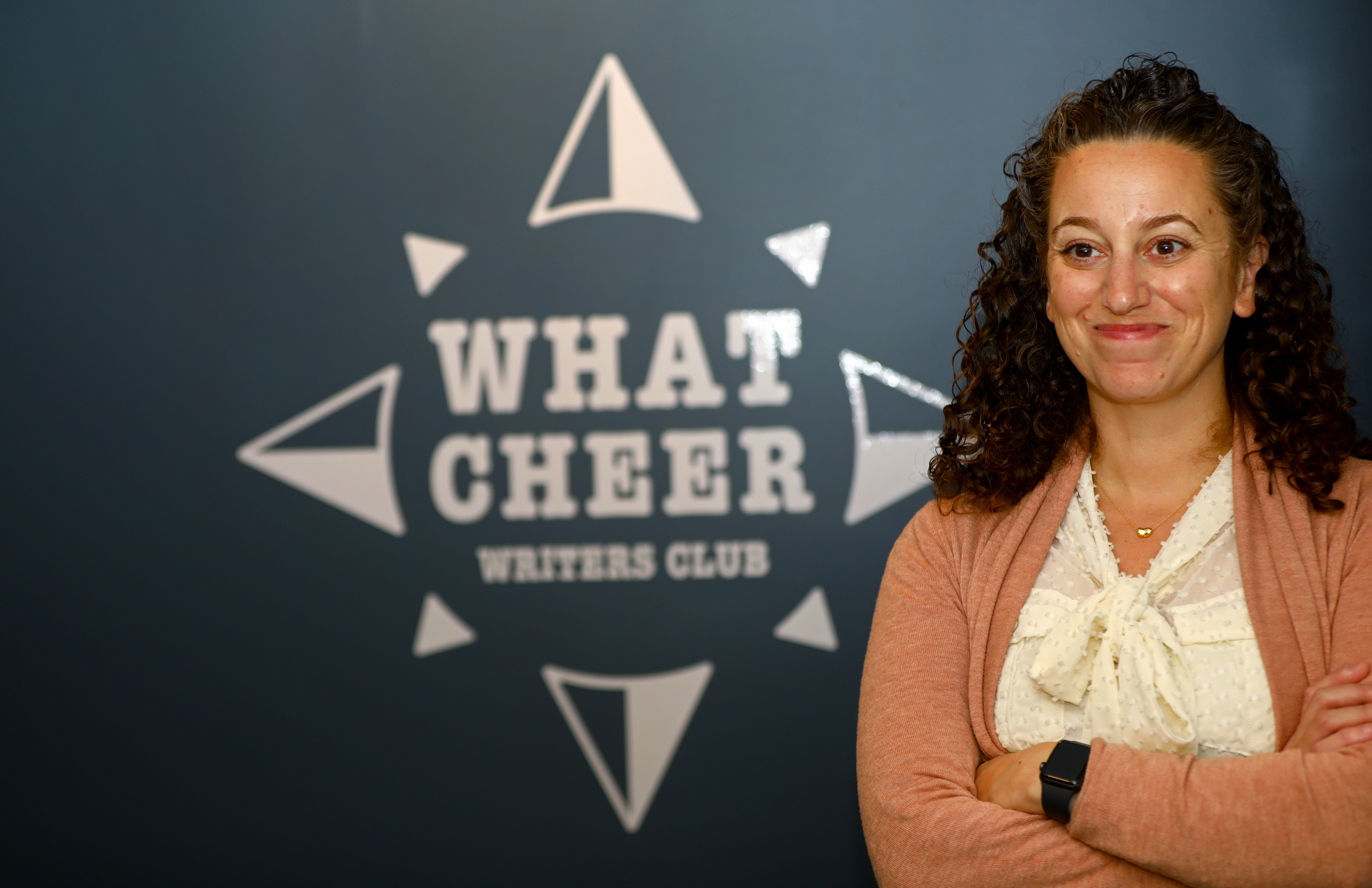 Jessica David joined with the What Cheer Writers Club to launch the “Dear Rhode Island” program, which is now preparing handwritten letters for Afghan evacuees.