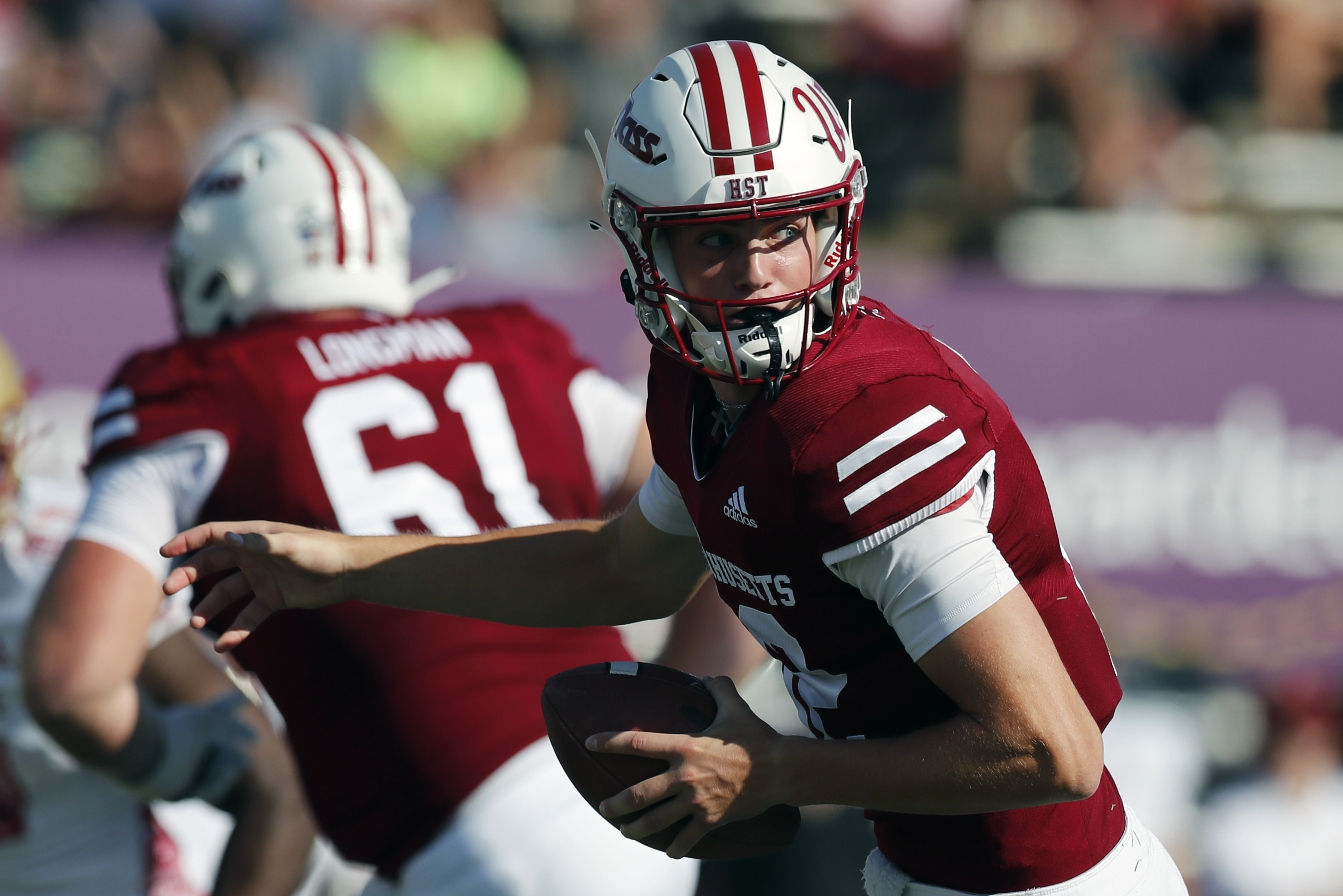 Milford High alum Brady Olson makes first start with UMass football