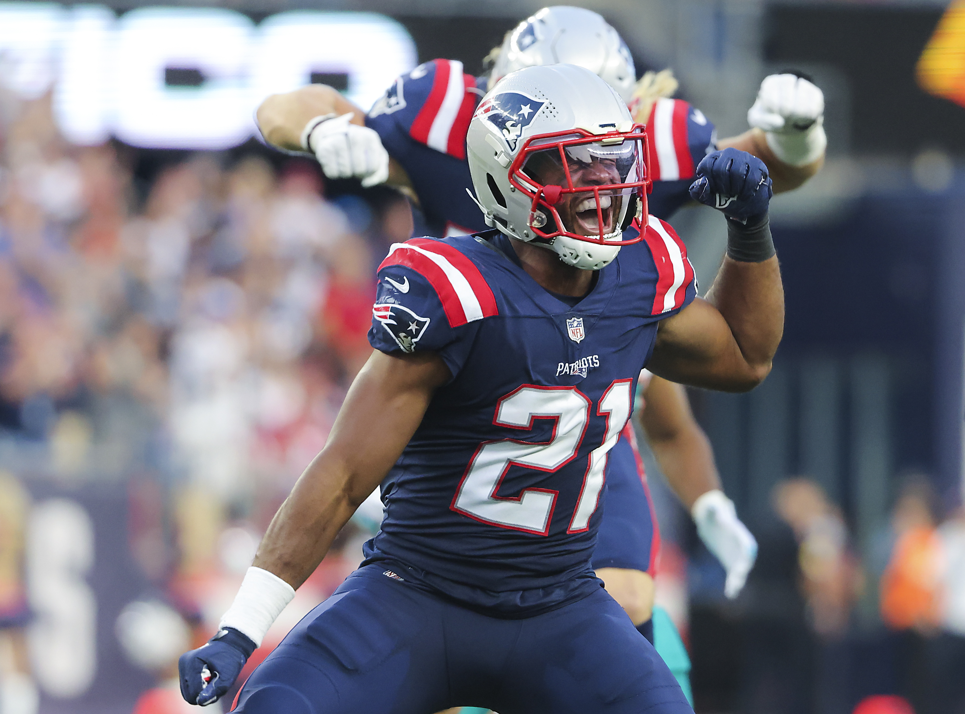Adrian Phillips is in his second season with the Patriots.