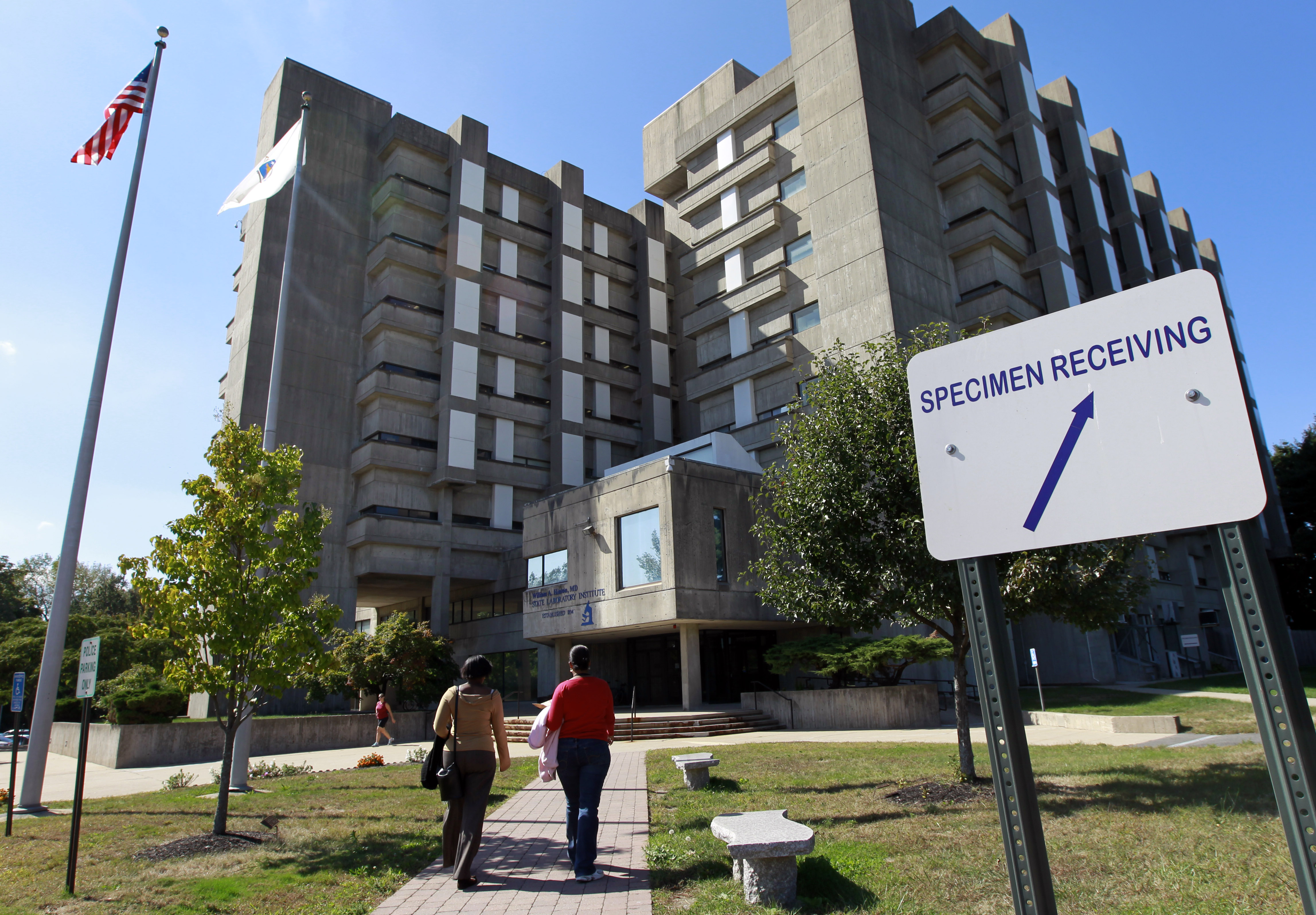 The William A. Hinton State Laboratory Institute, which houses the Massachusetts state drug lab, in Jamaica Plain.