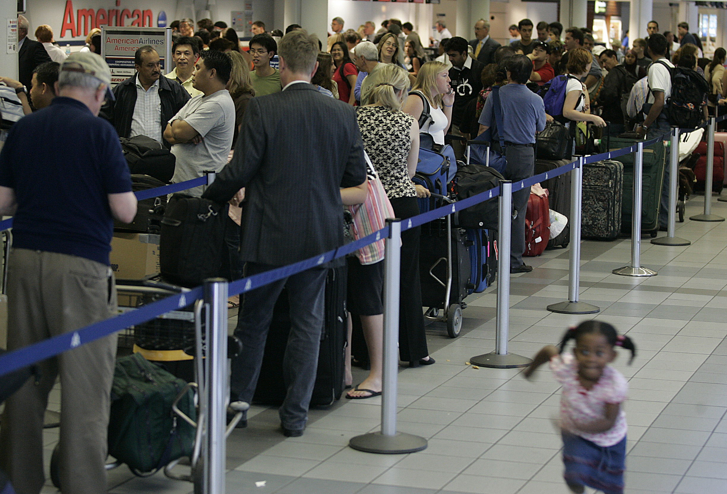 On Aug. 10, 2006, passengers waited in long lines because of heightened security measures at Logan.