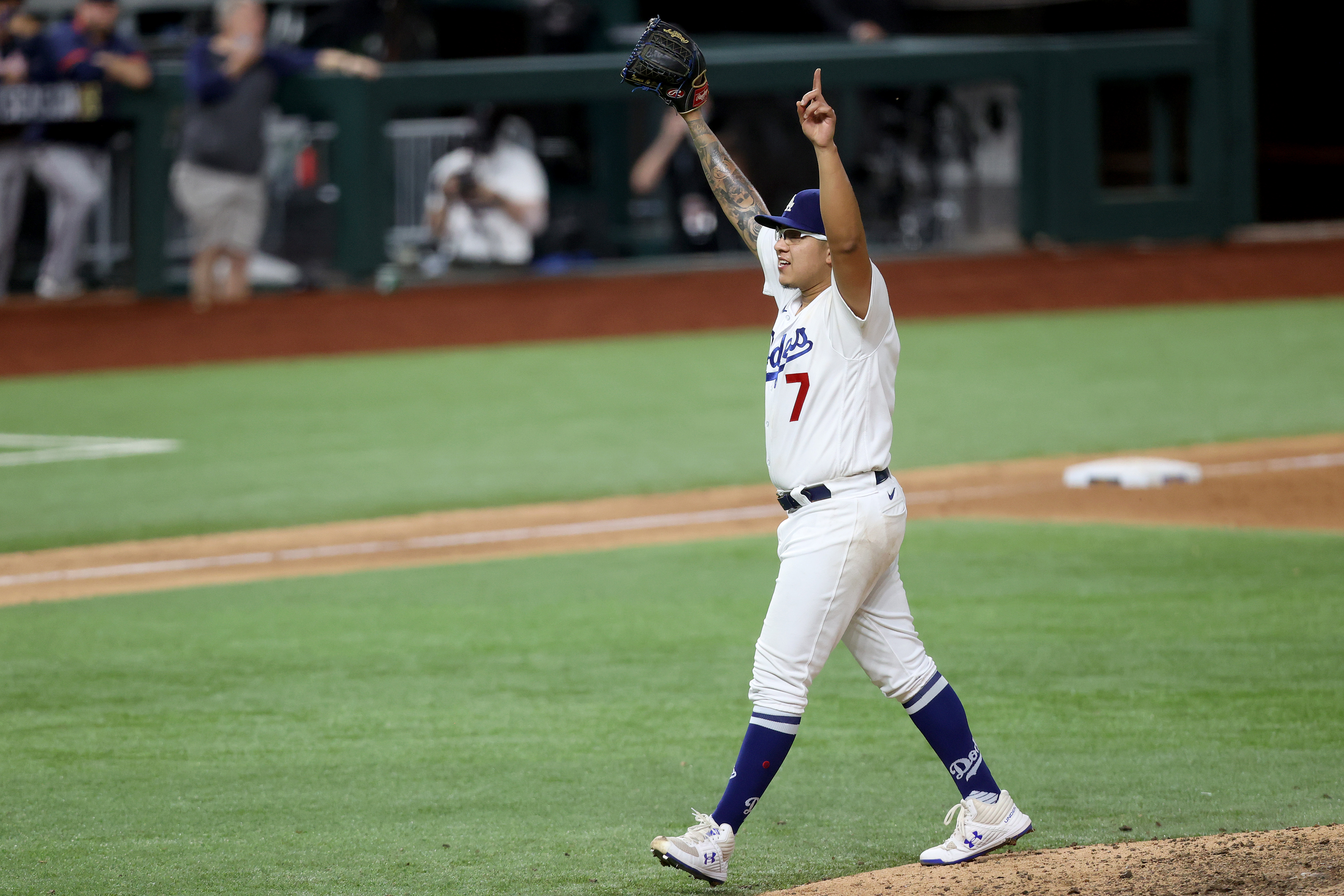 The Dodgers Stadium was giving away City Connect Julio Urias