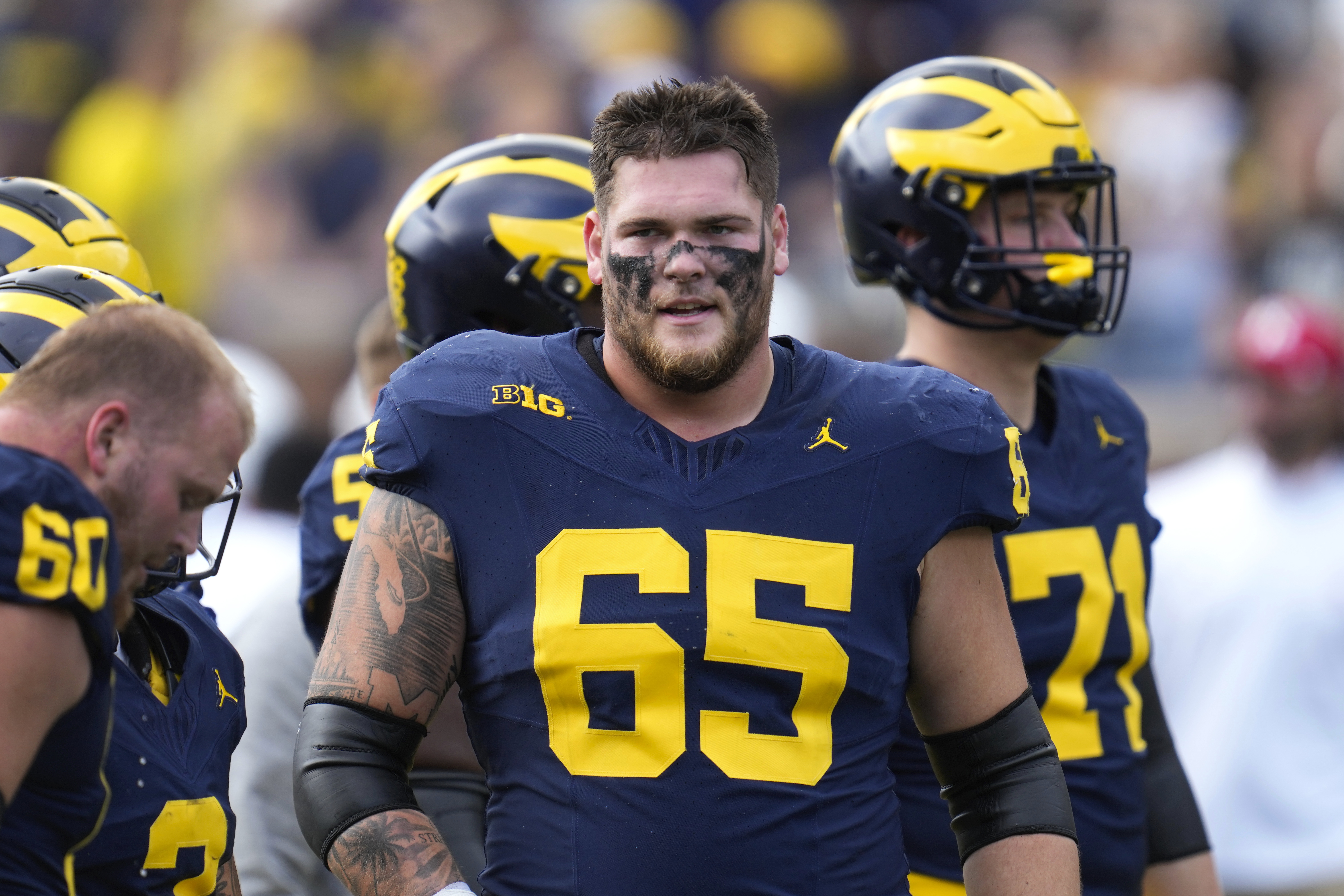 Michigan Wolverines guard Zak Zinter is a top 2024 NFL Draft