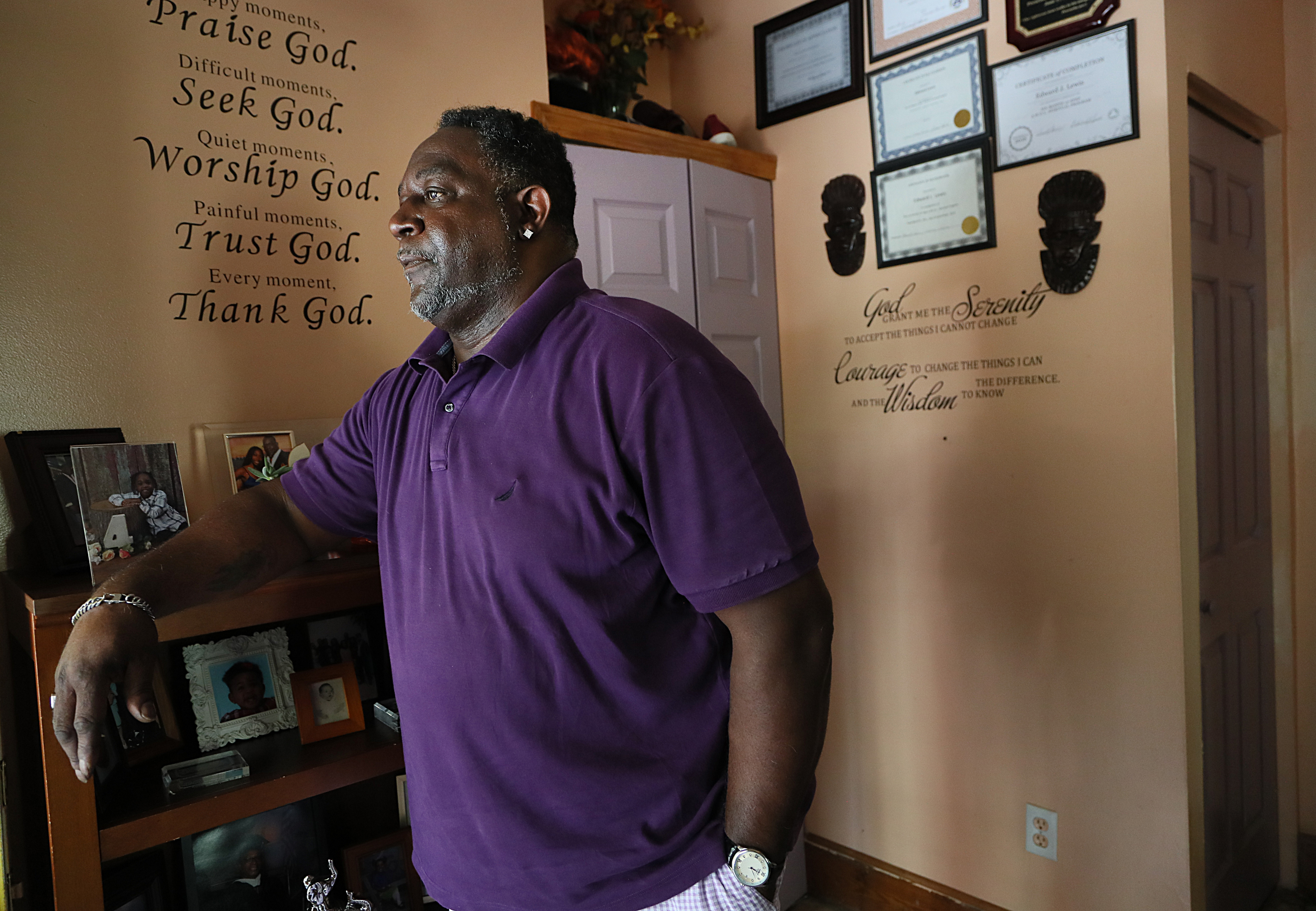 “I lost a lot of friends since this COVID,” said Eddie Lewis, 60, who has been in recovery for 14 years from alcohol and cocaine use.