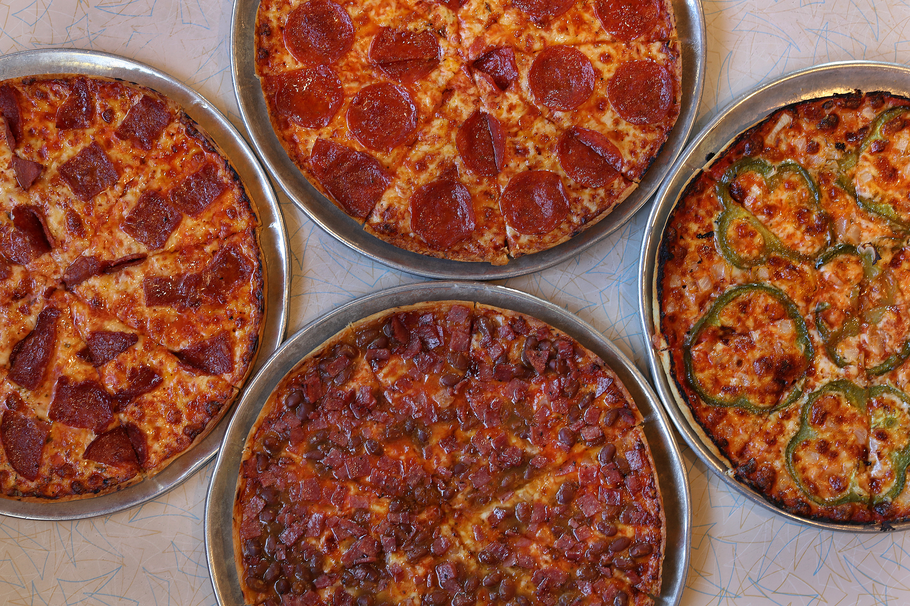 South Shore bar pizzas at the Lynwood Cafe in Randolph.