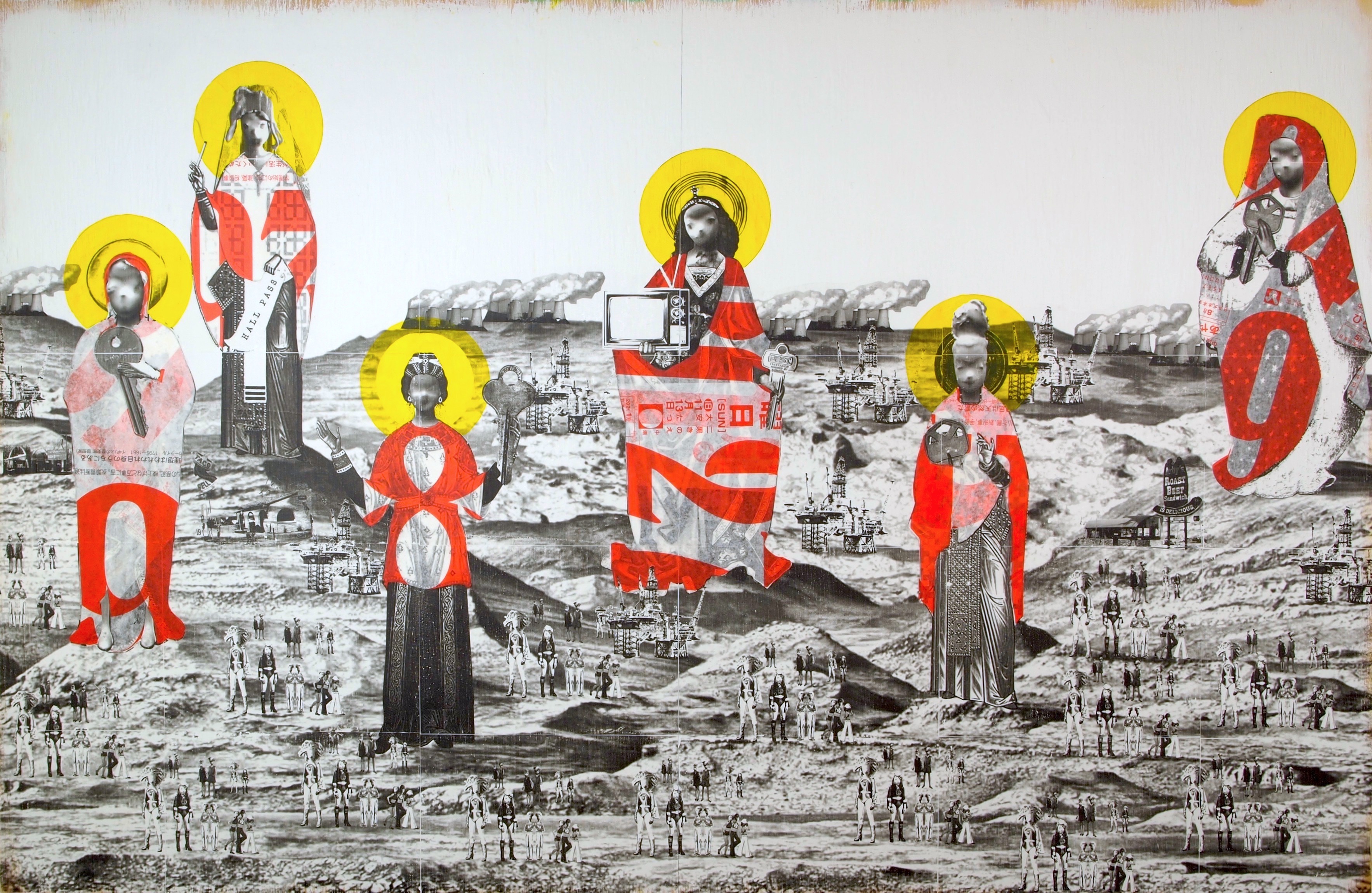 "The Drowned World - Act One" by Stephanie Todhunter, one of the artists featured at AREA CODE Art Fair.