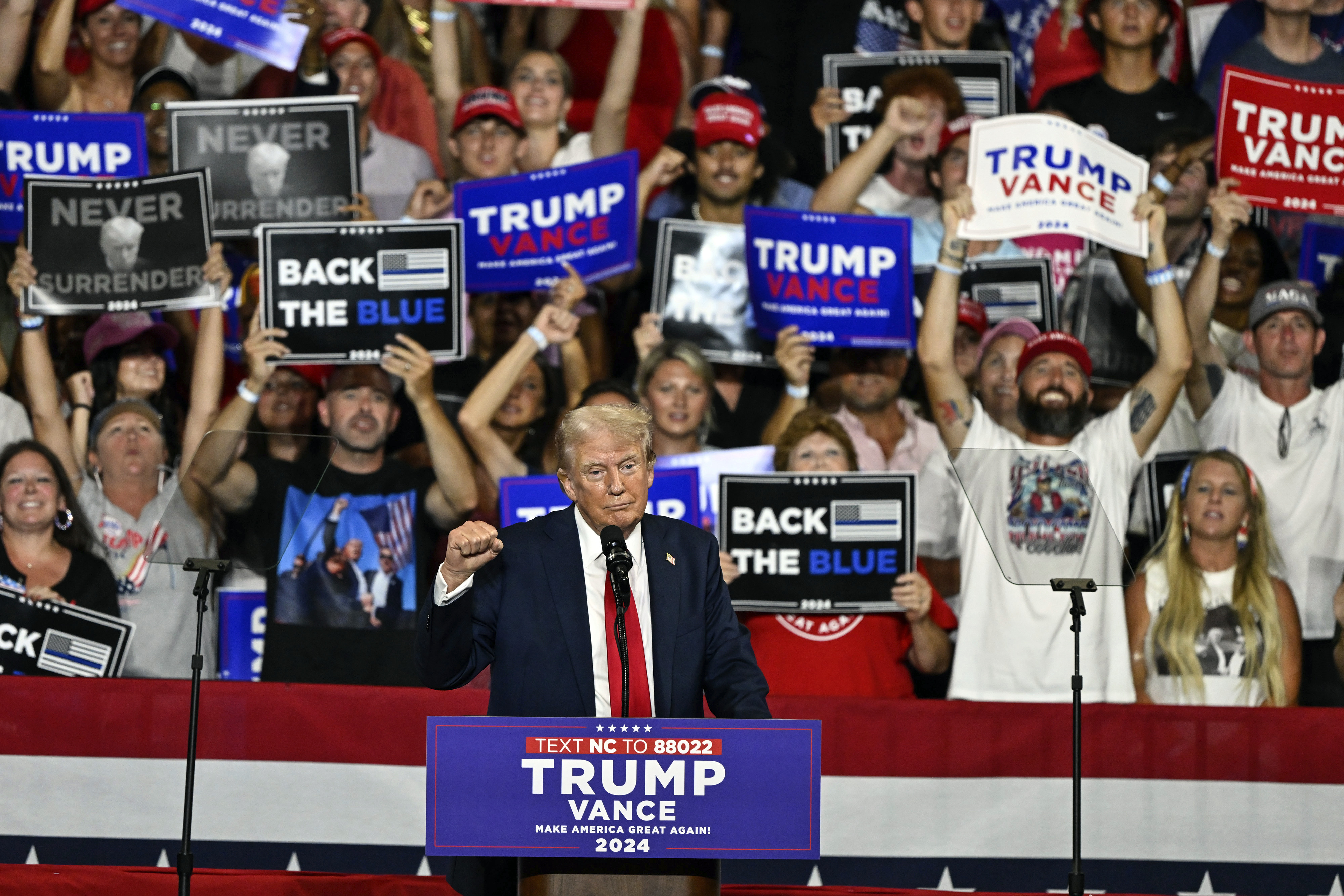 Trump turns his full focus on Harris at first rally since Biden's exit from 2024 race - The Boston Globe