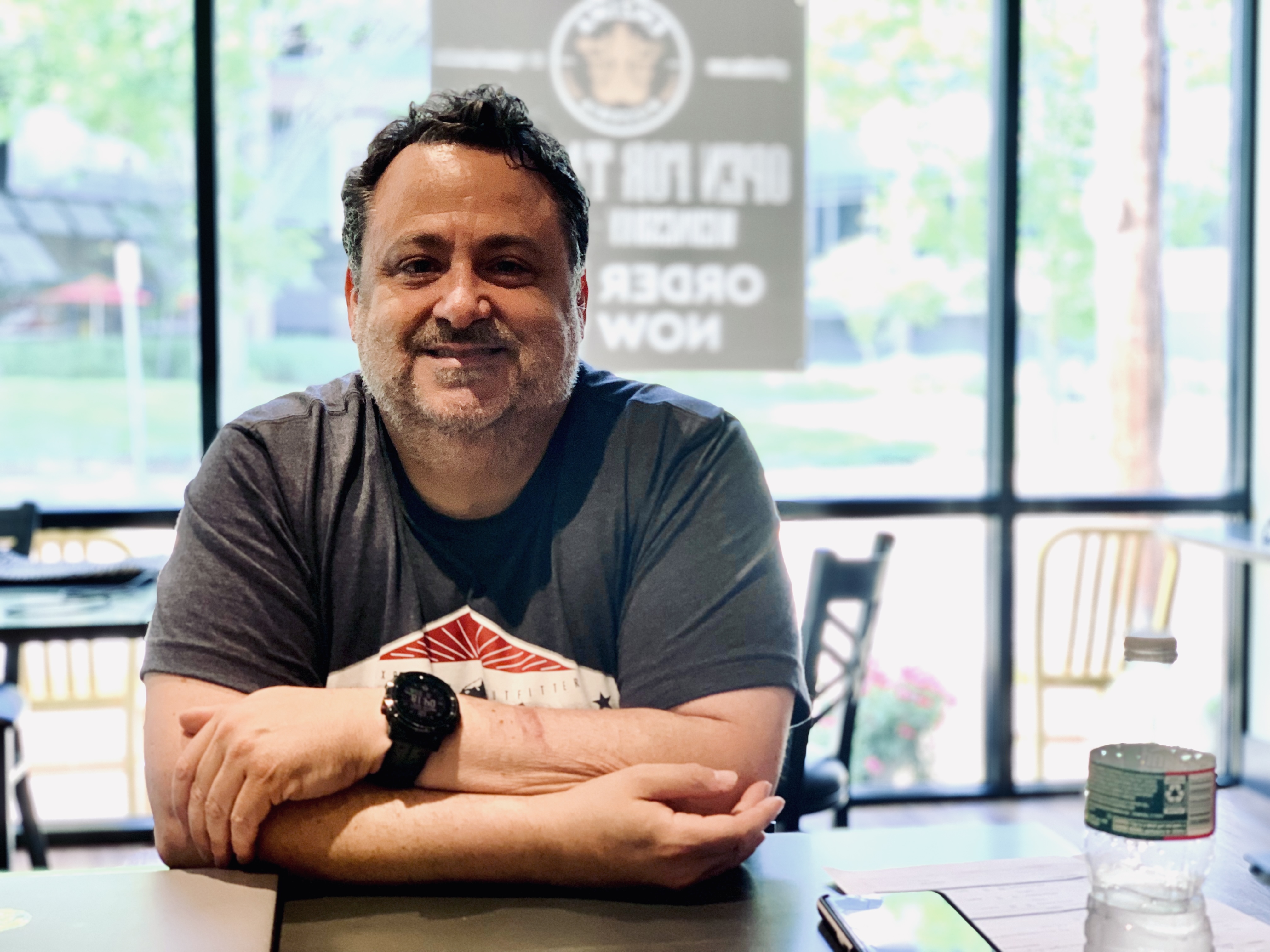Ciro Maione, owner of the new Enzina Pizzeria in Waltham, named for his mother.